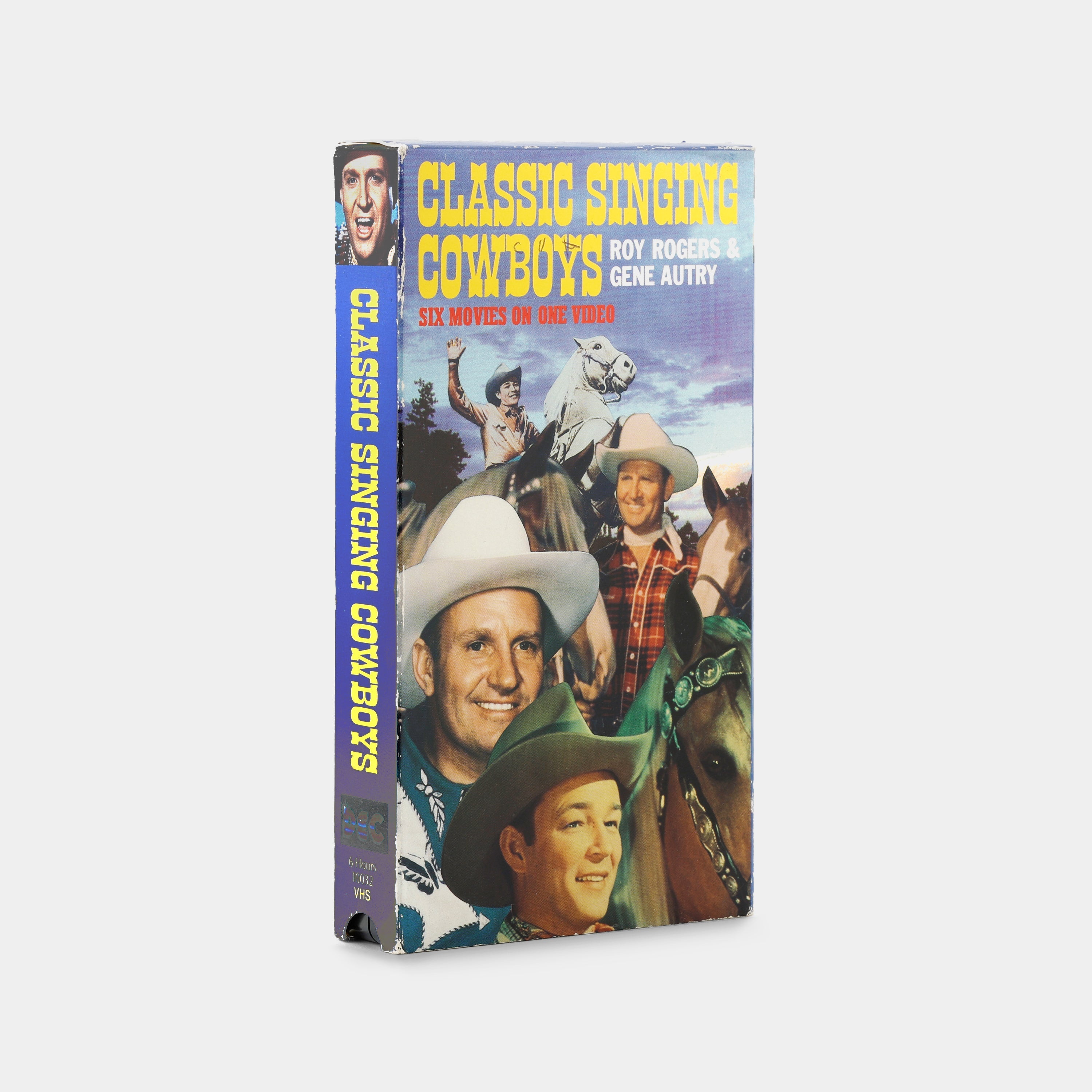 Classic Singing Cowboys VHS Tape