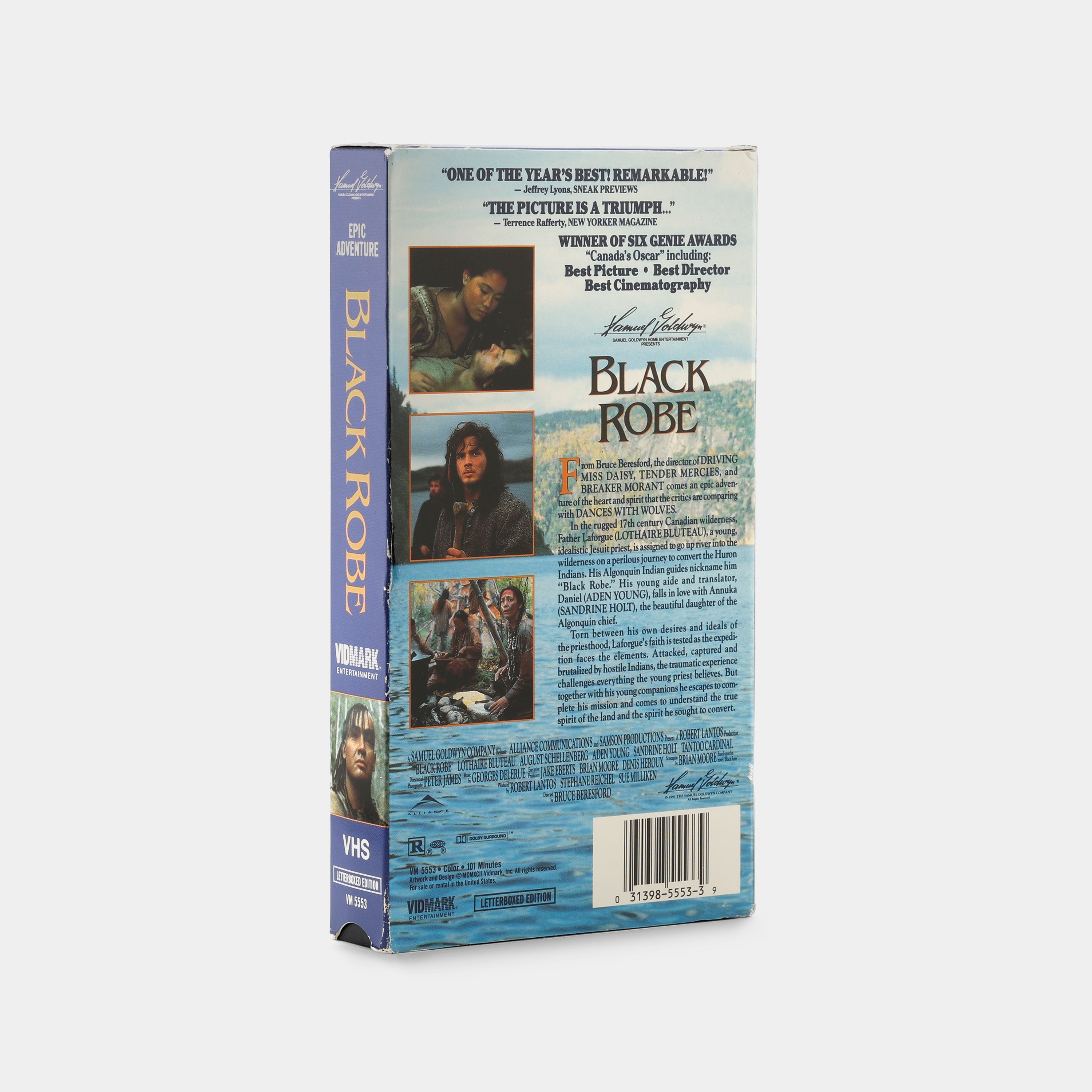 Black Robe VHS Tape