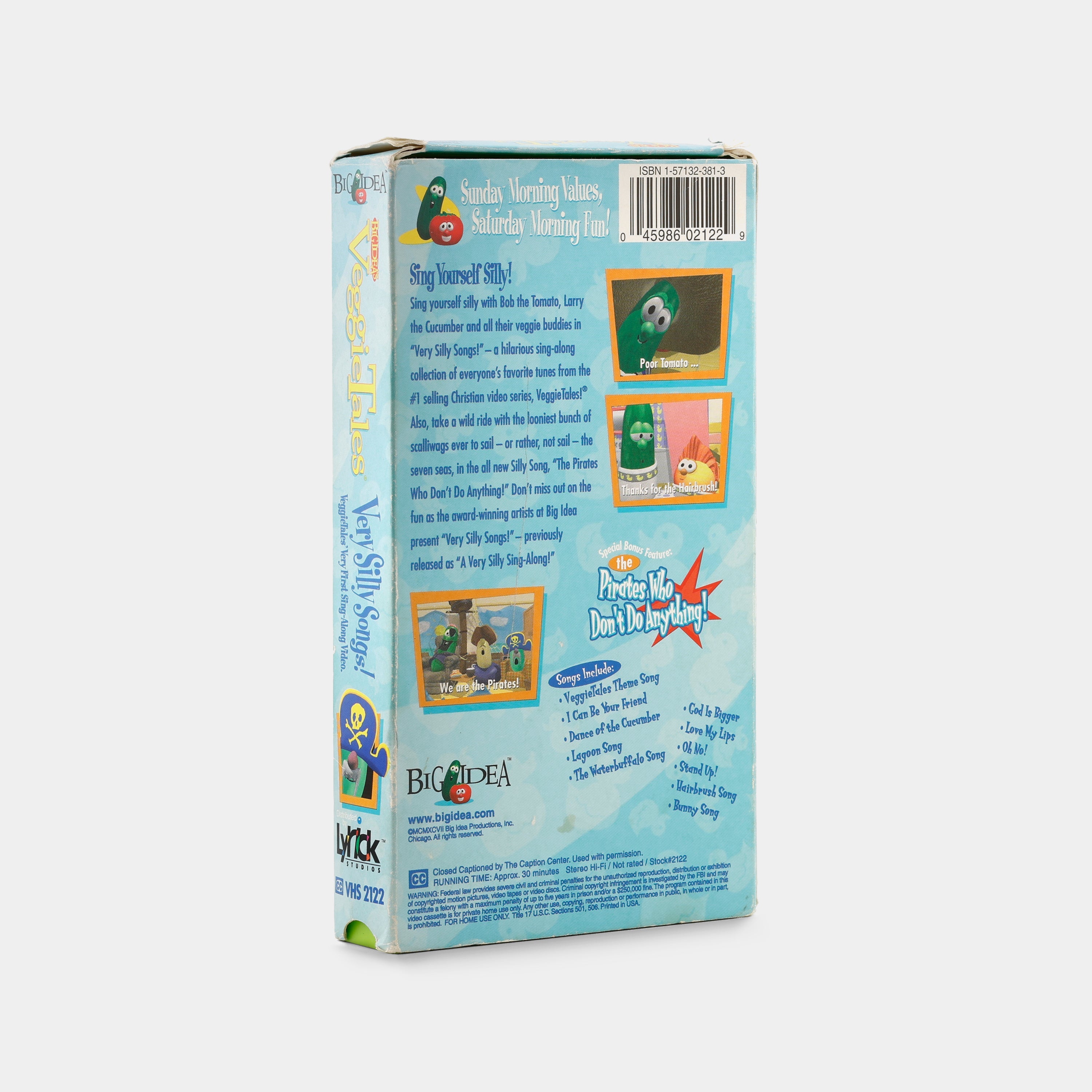 VeggieTales: Very Silly Songs! VHS Tape