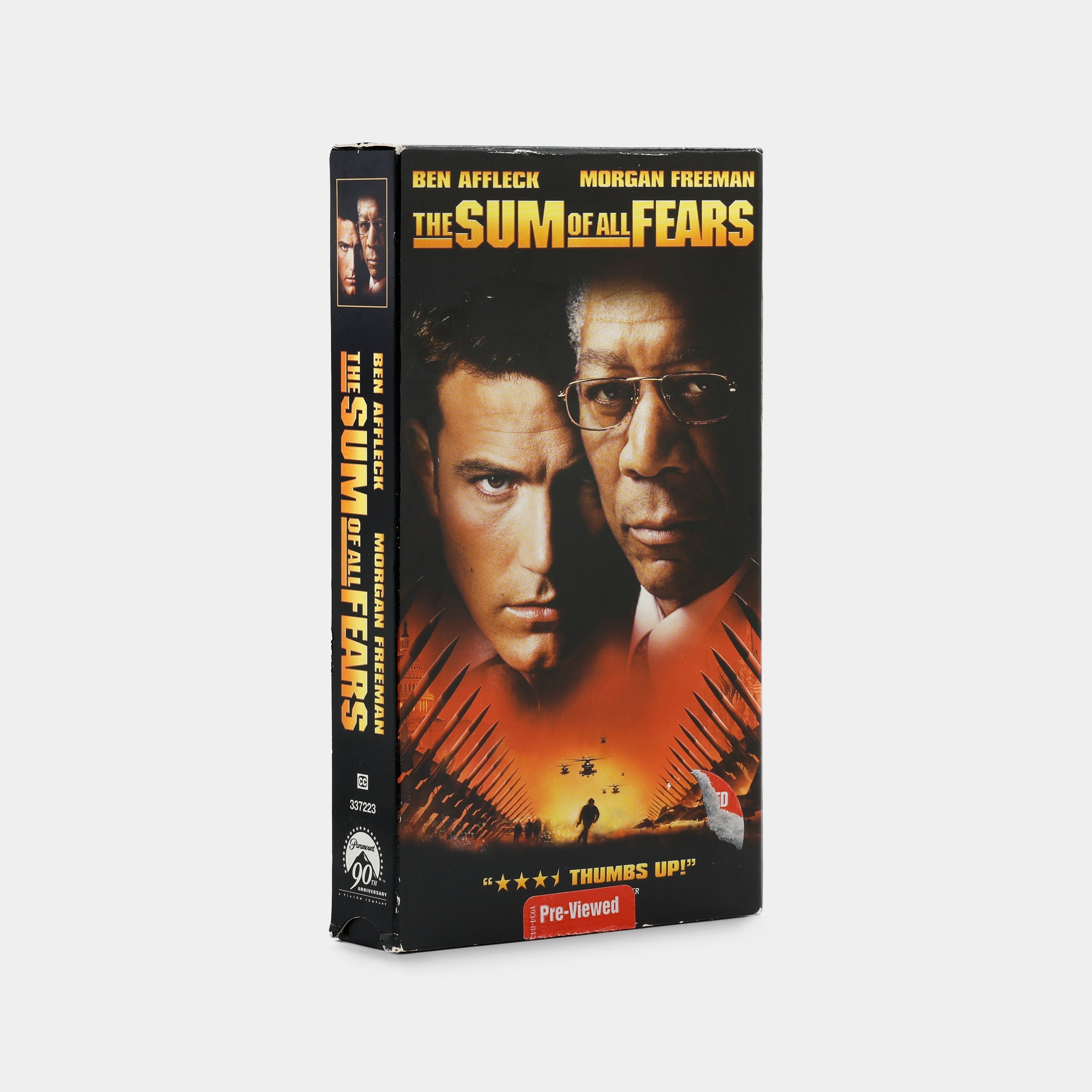 The Sum of All Fears VHS Tape