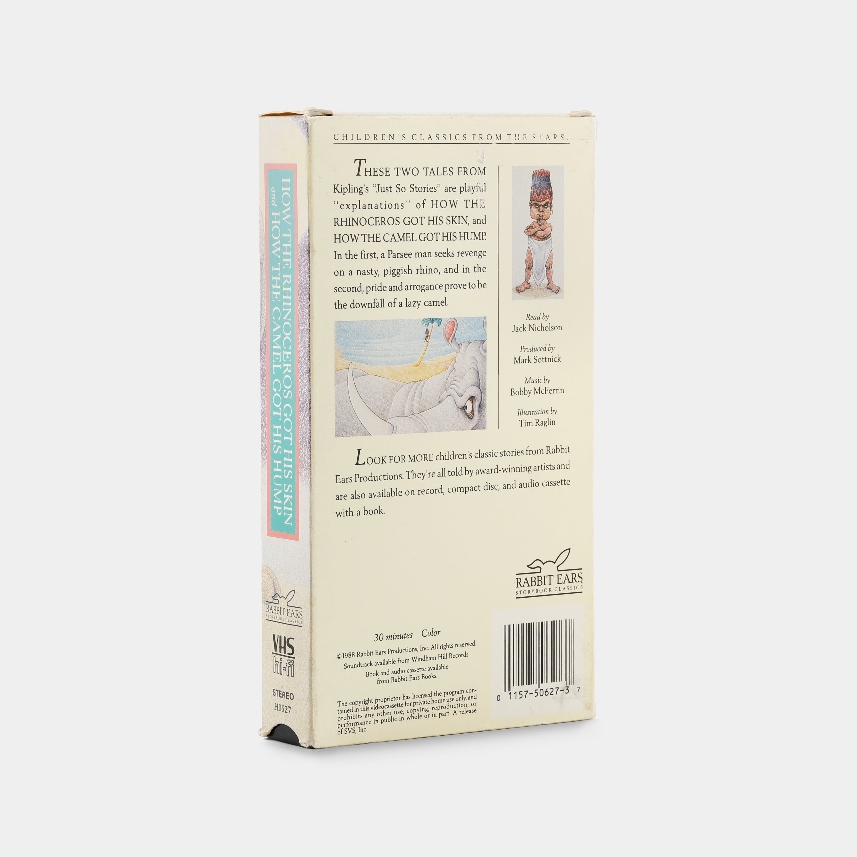 How the Rhinoceros Got His Skin and How the Camel Got His Hump VHS Tape