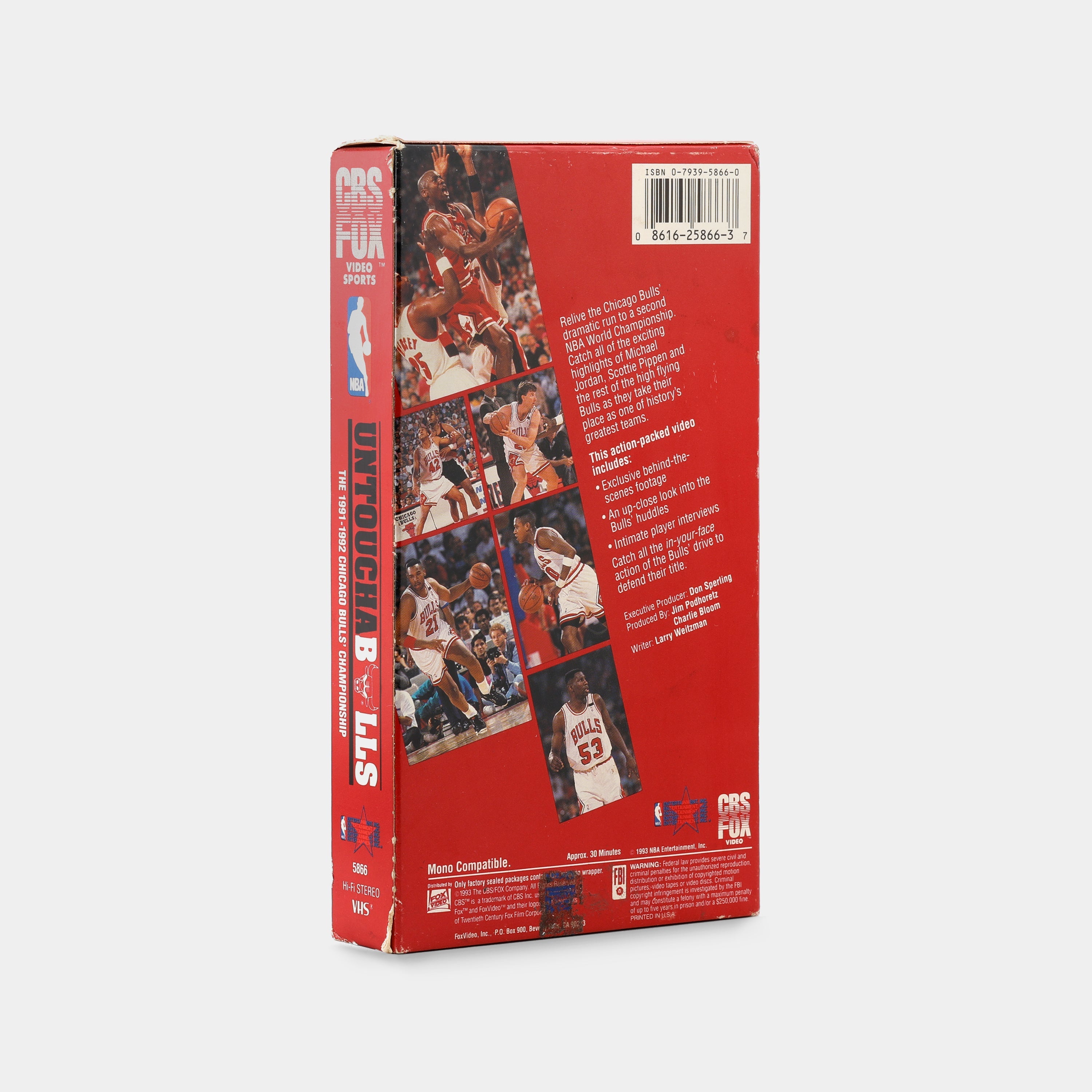 Untouchabulls: The 1991-1992 Chicago Bulls' Championship VHS Tape