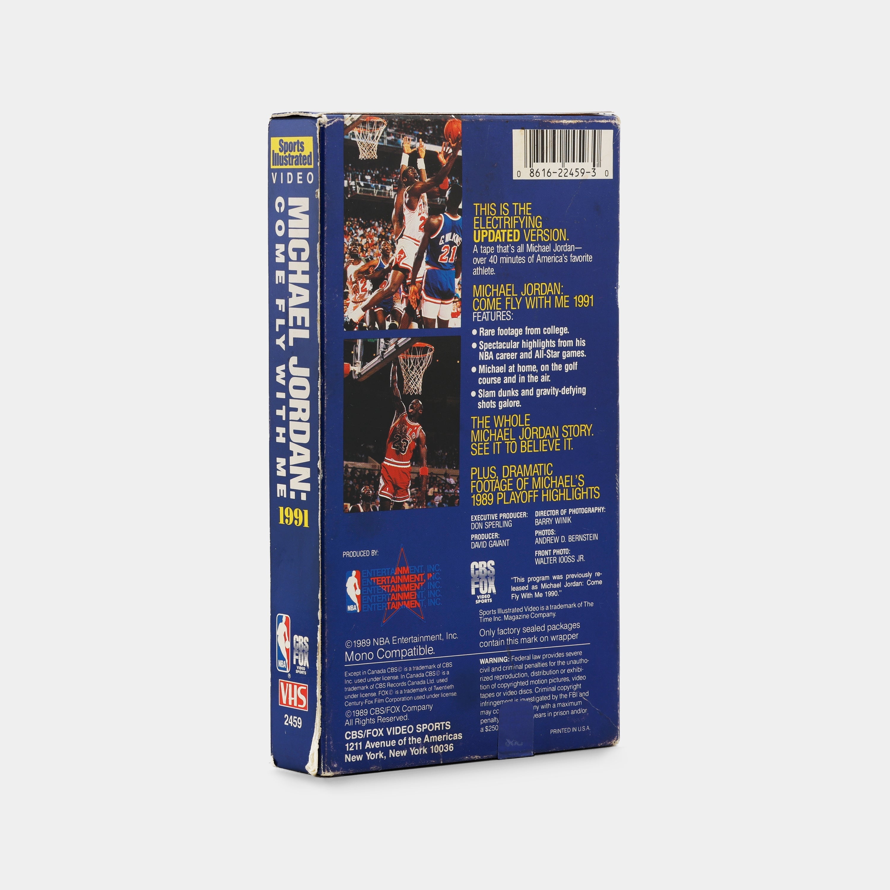 Michael Jordan: Come Fly with Me (1991) VHS Tape