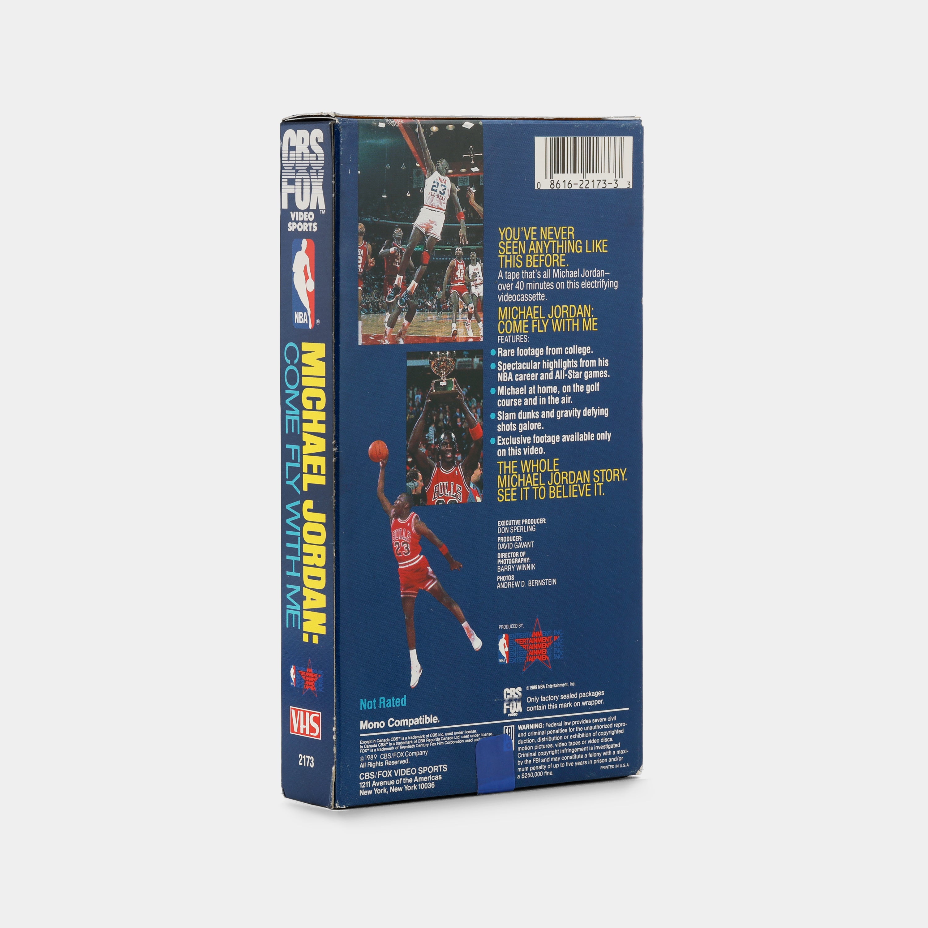 Michael Jordan: Come Fly with Me (1989) VHS Tape