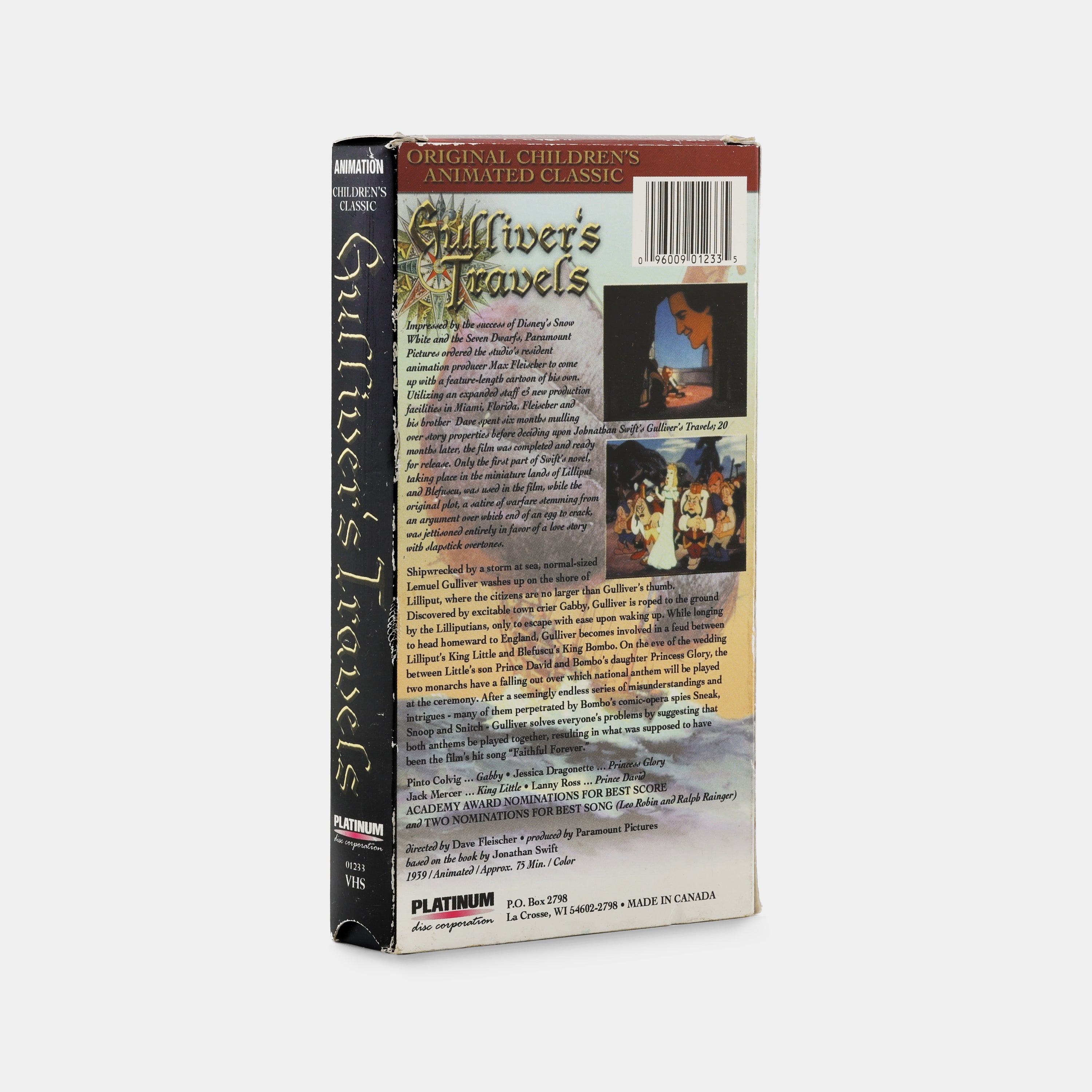 Gulliver's Travels VHS Tape
