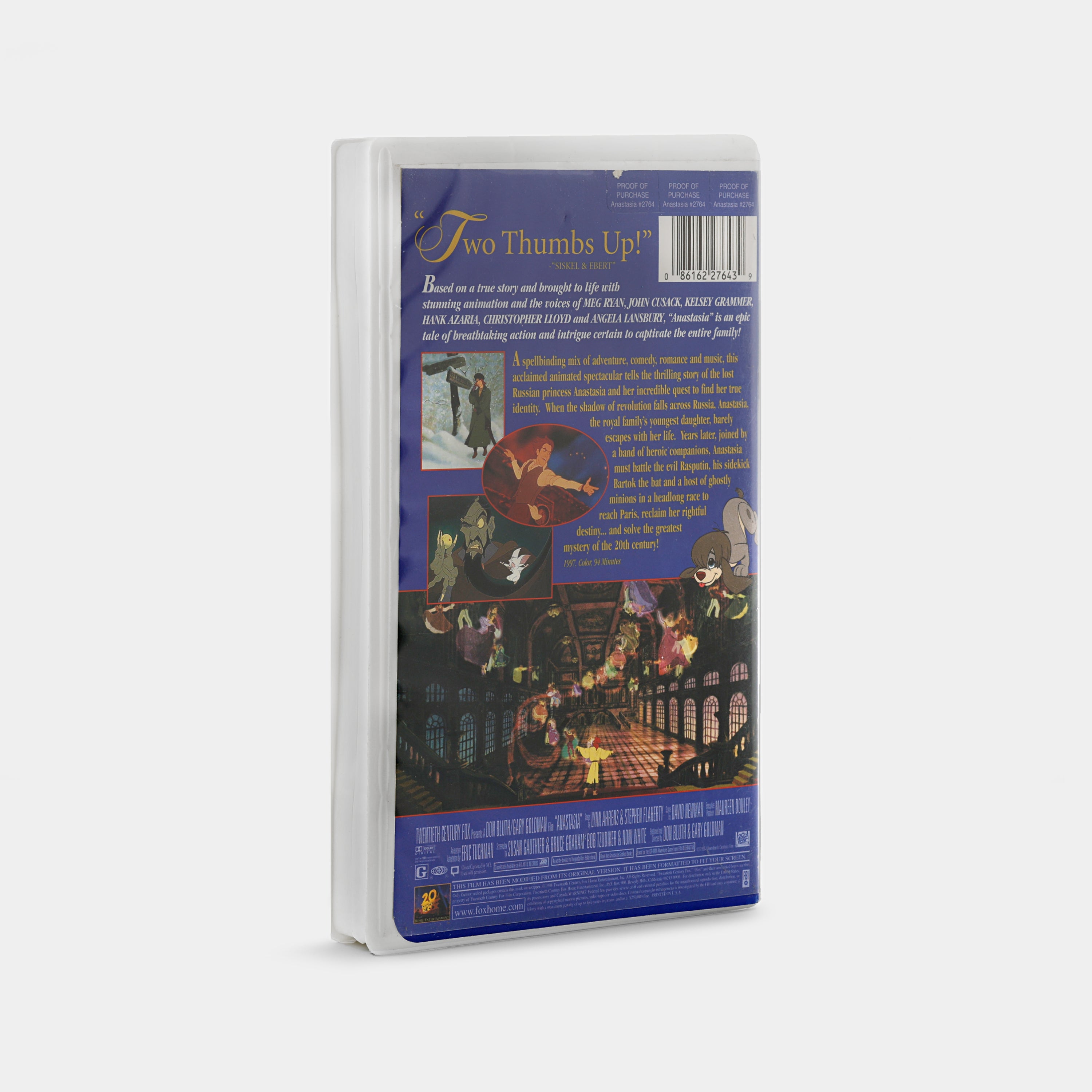 Anastasia VHS Tape