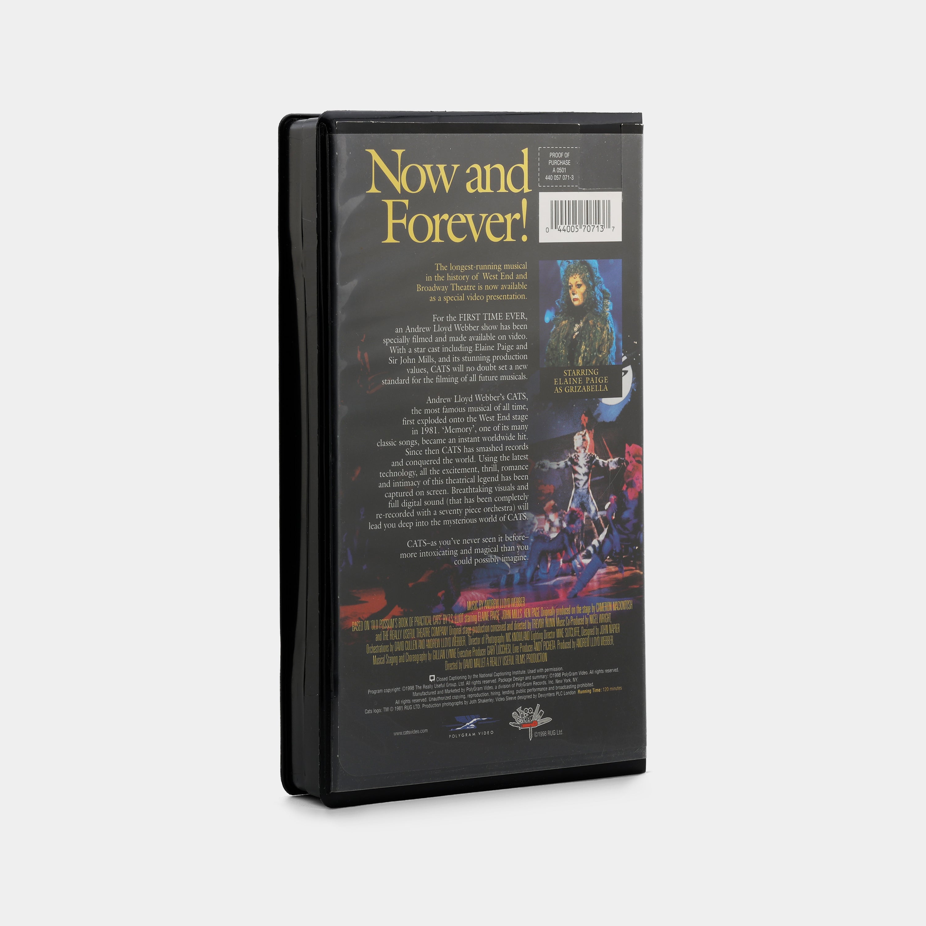Cats VHS Tape