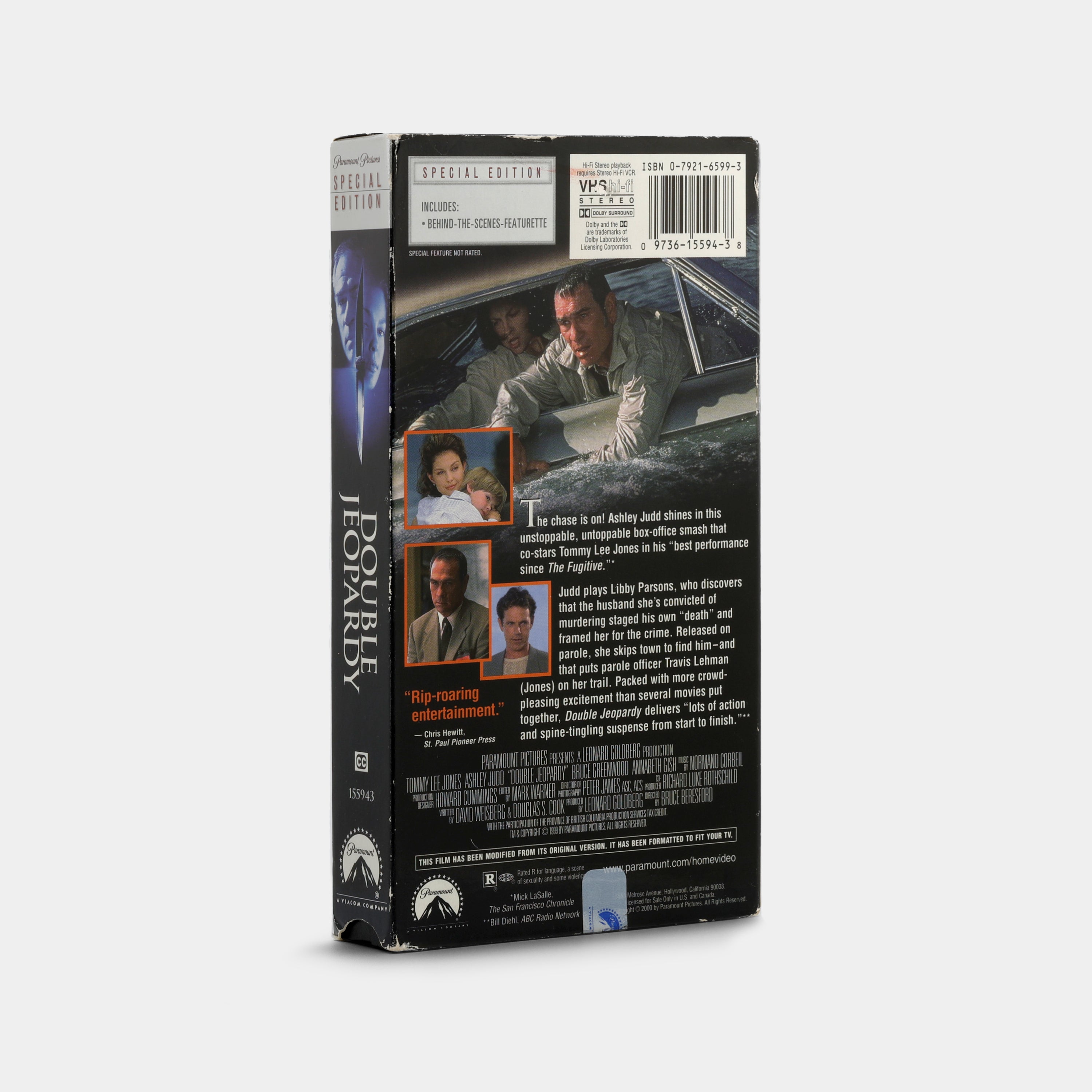 Double Jeopardy VHS Tape