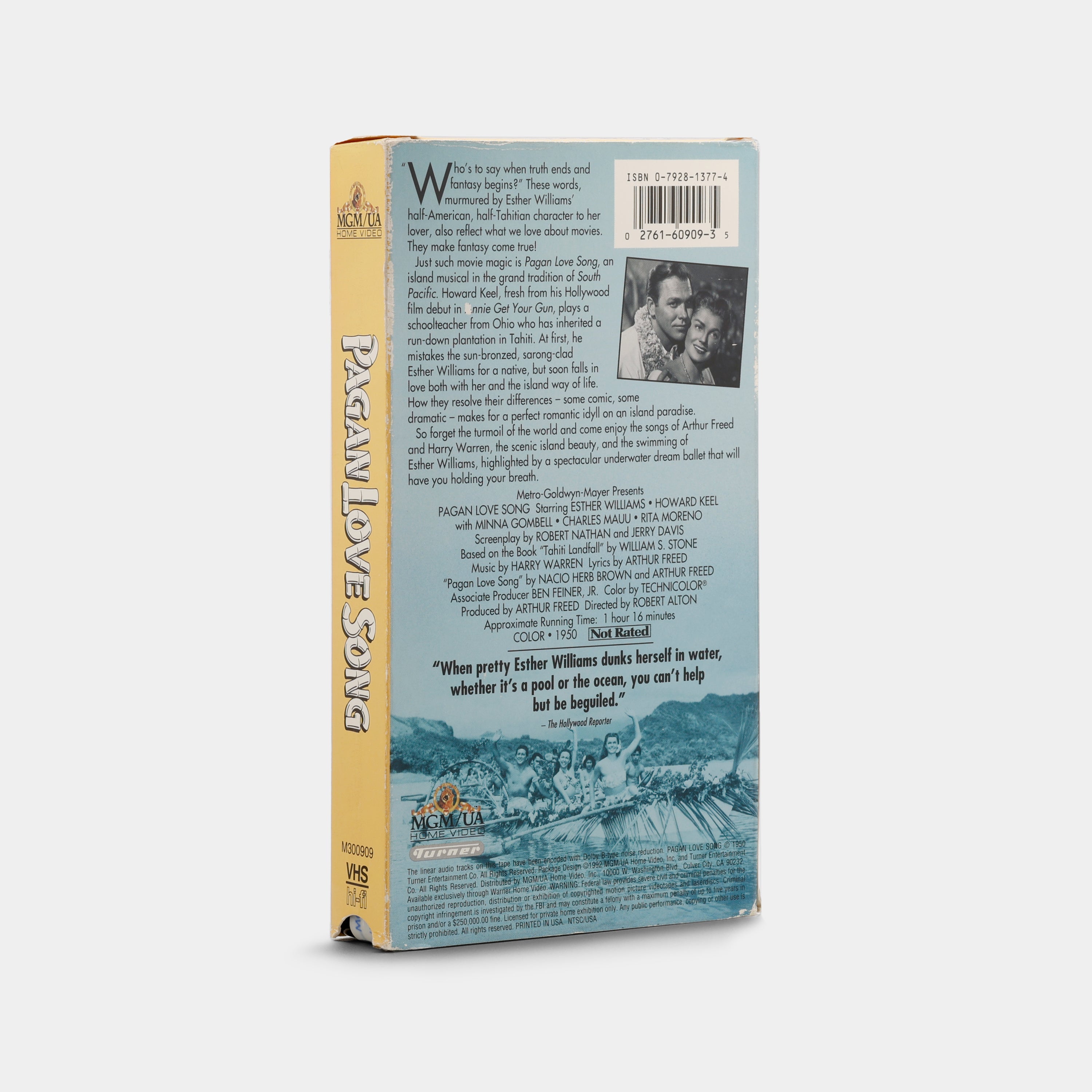 Pagan Love Song VHS Tape