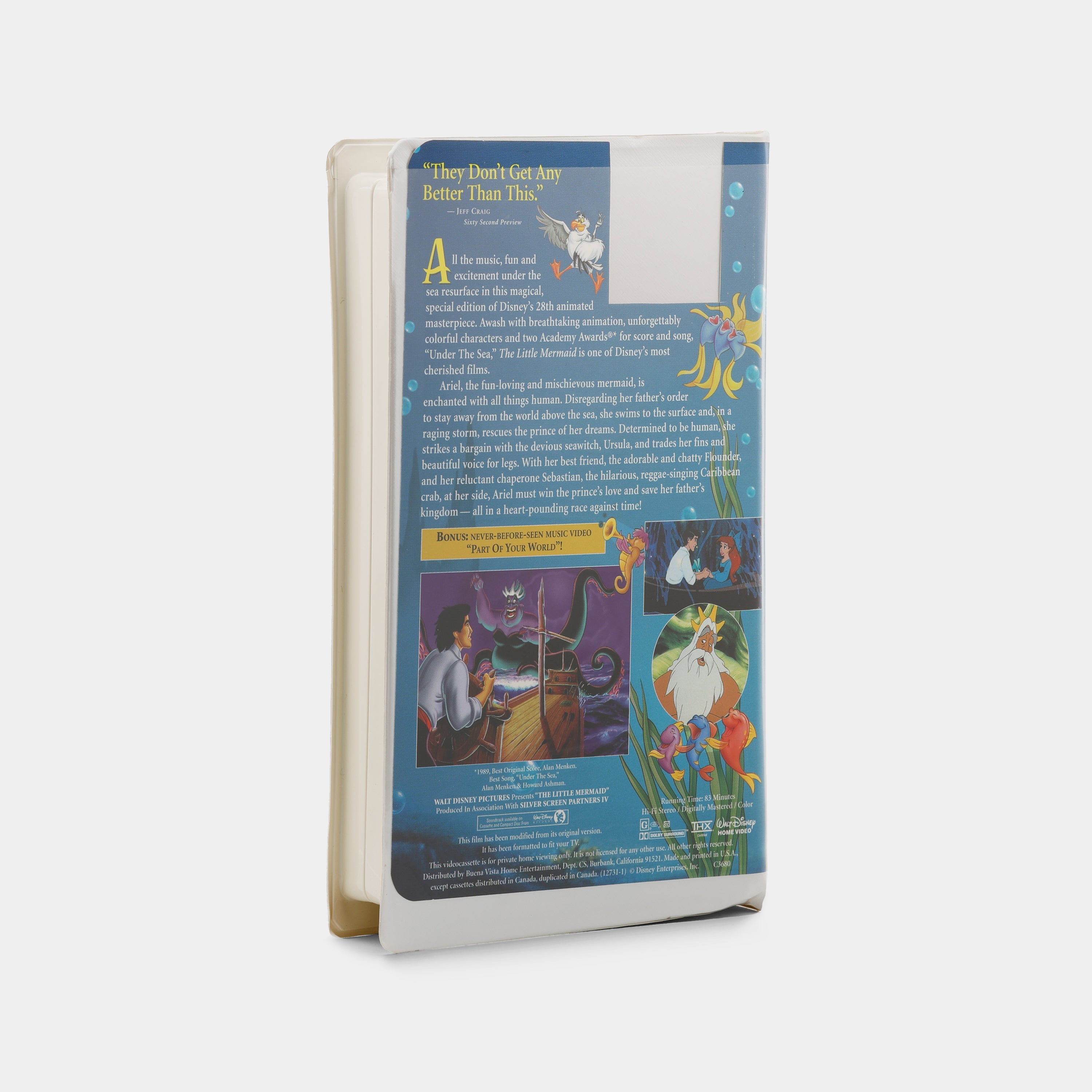 The Little Mermaid VHS Tape