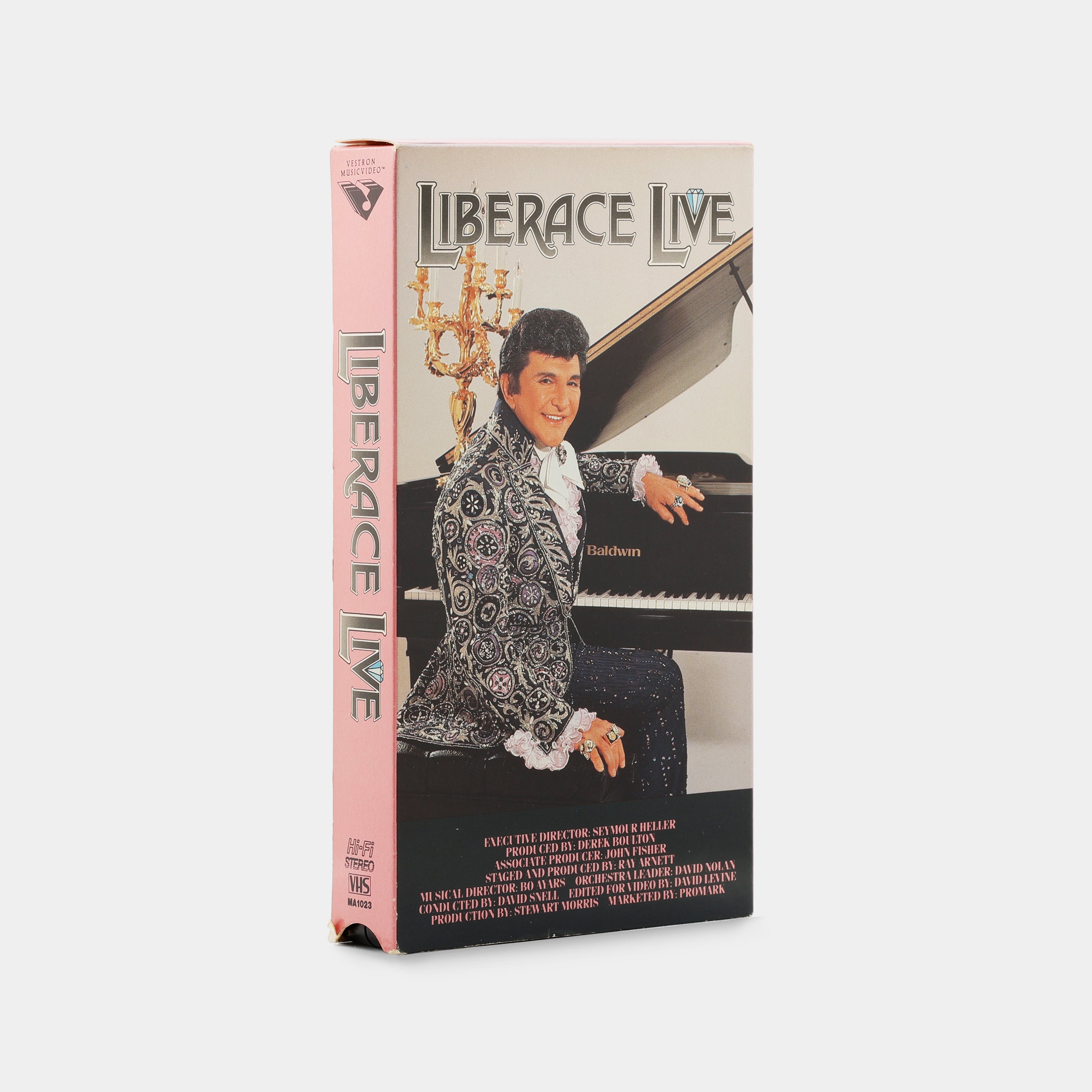 Liberace Live VHS Tape