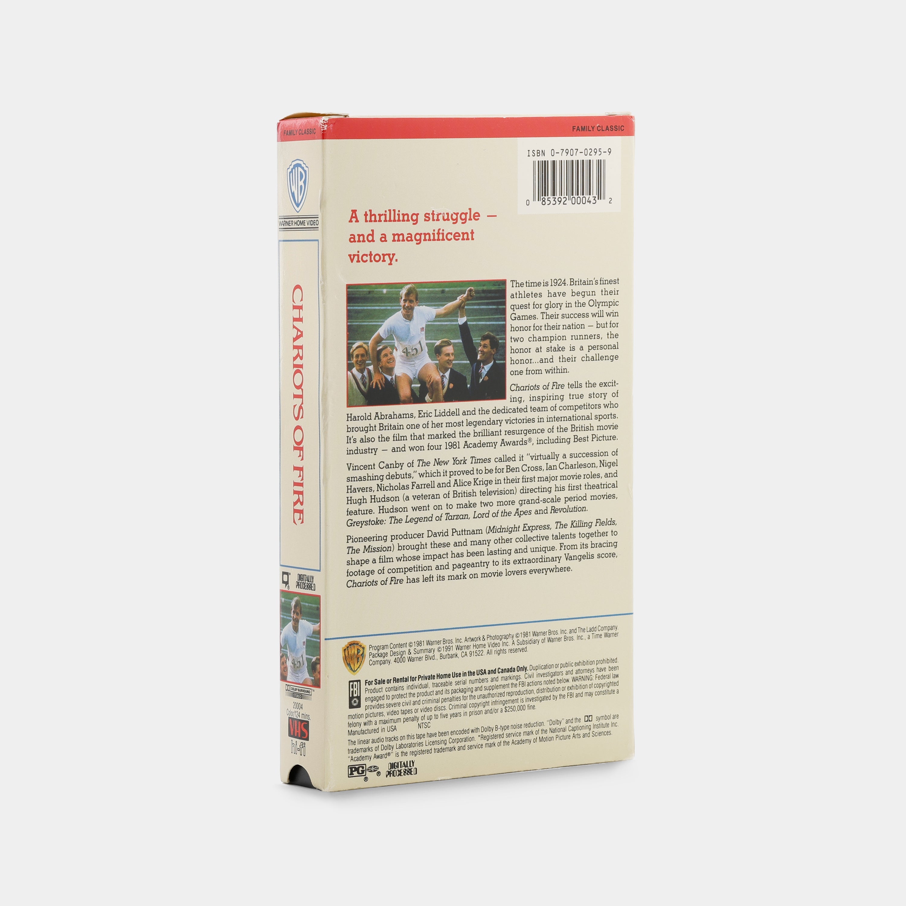 Chariots of Fire VHS Tape