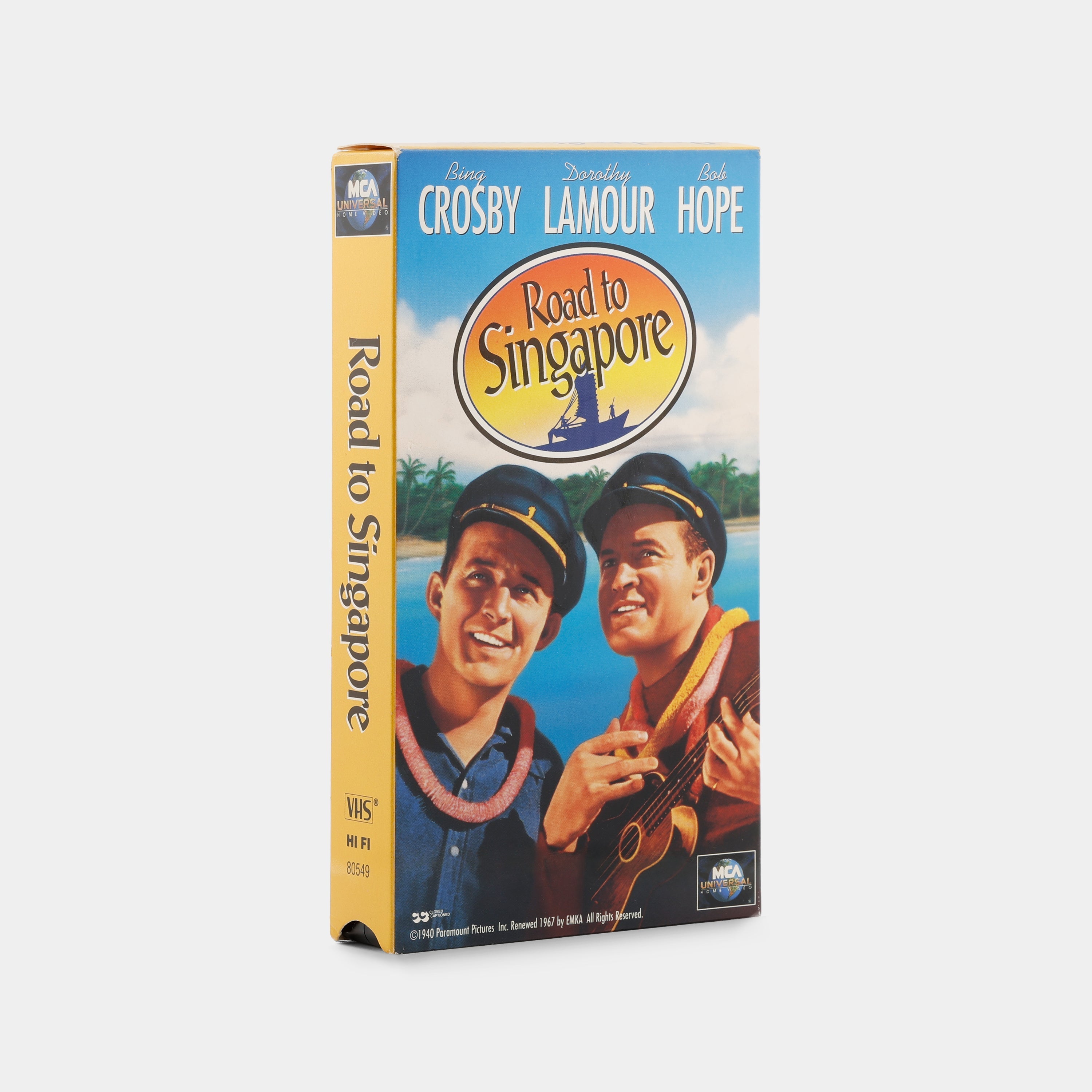 Road to Singapore VHS Tape