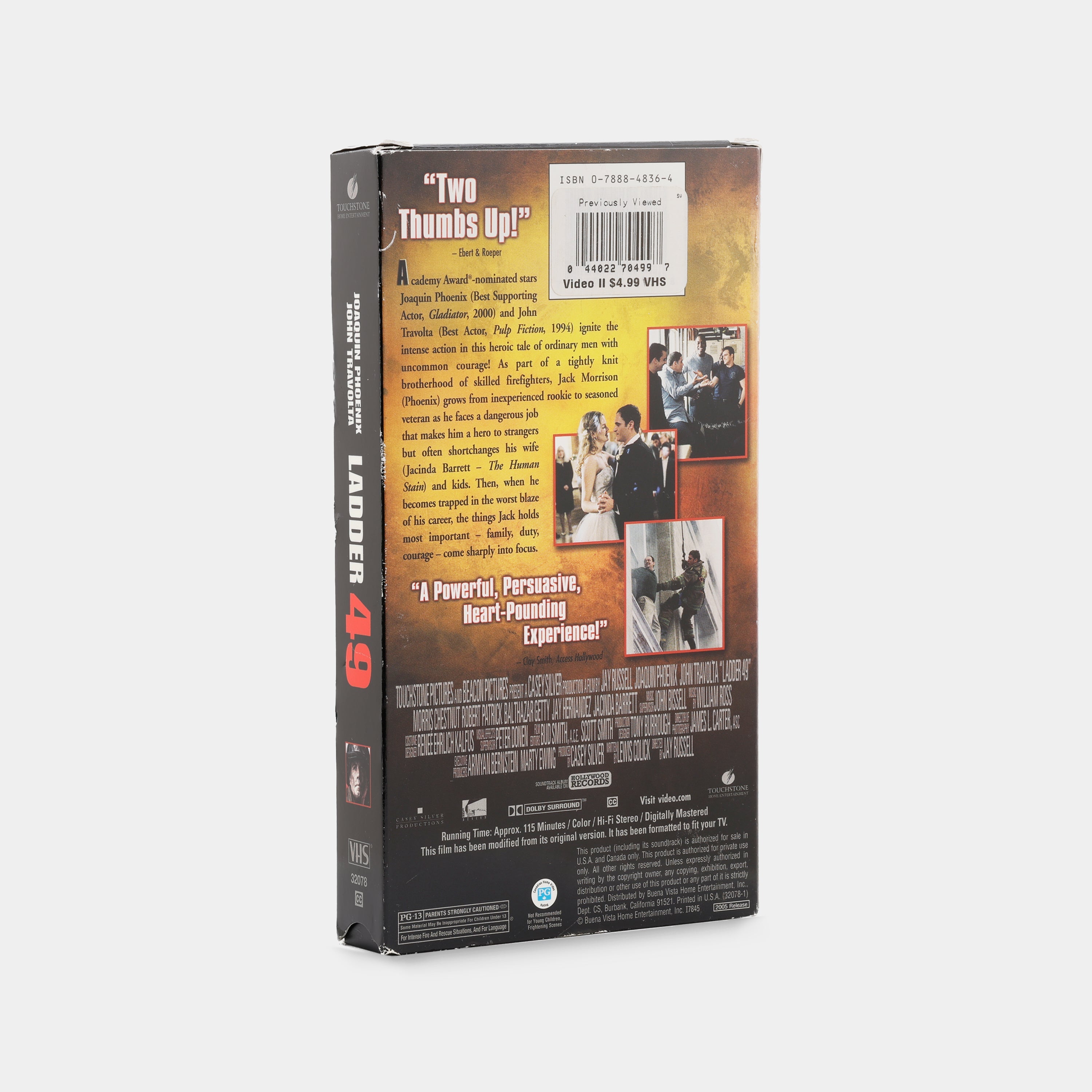 Ladder 49 VHS Tape