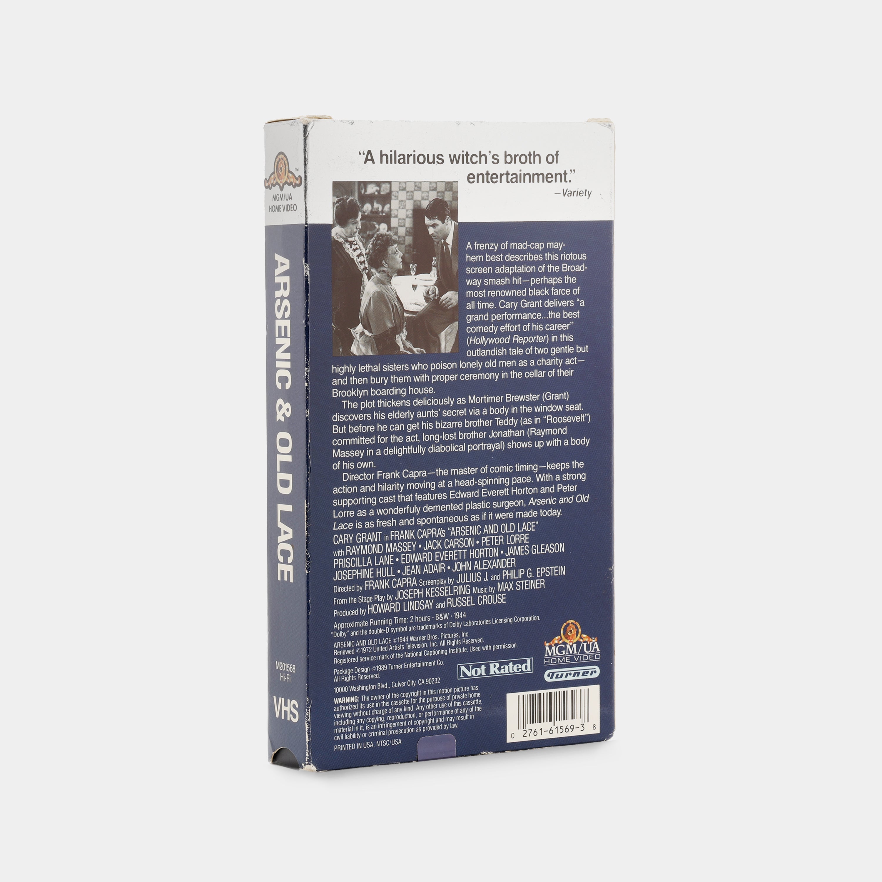 Arsenic and Old Lace VHS Tape