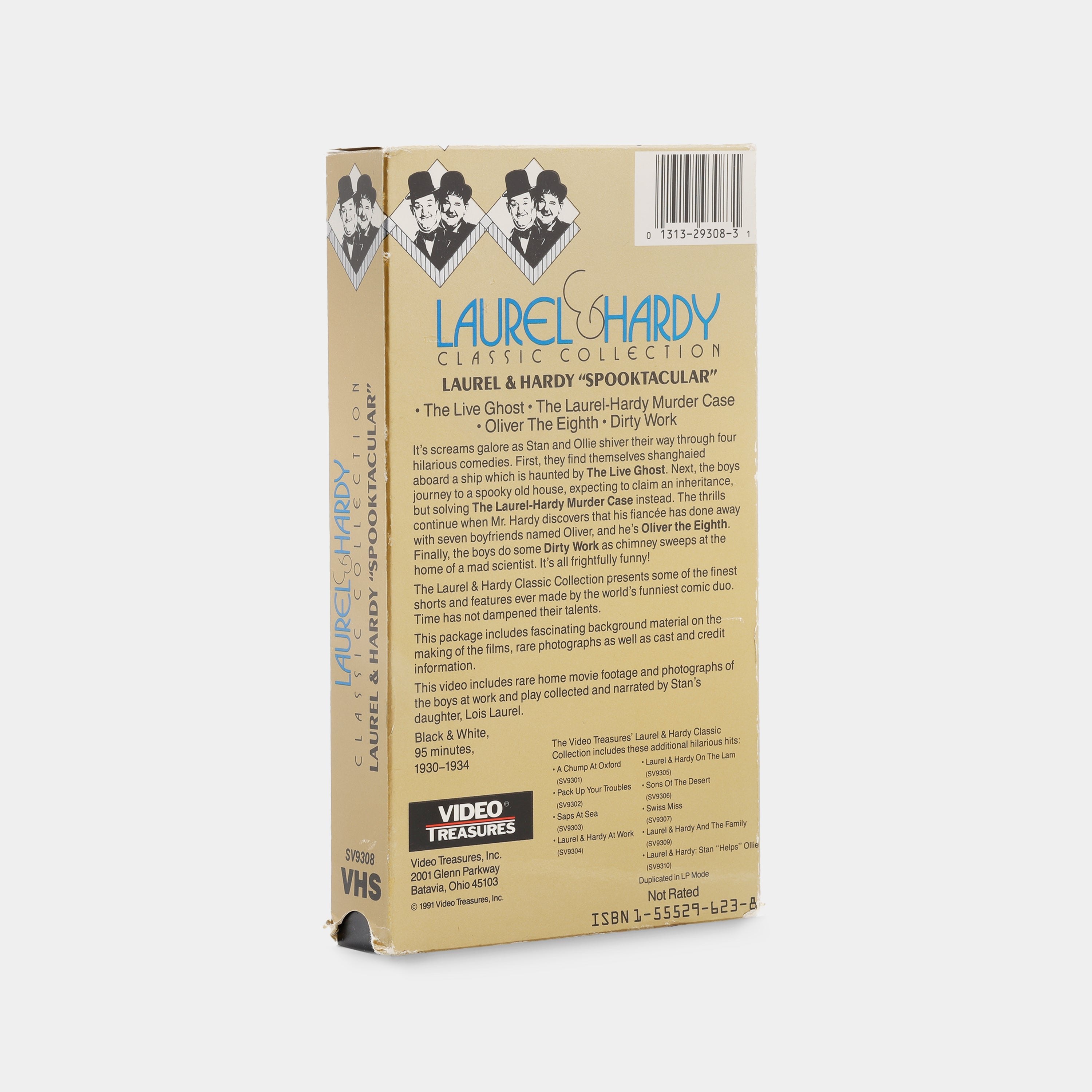 Laurel & Hardy Spooktacular VHS Tape