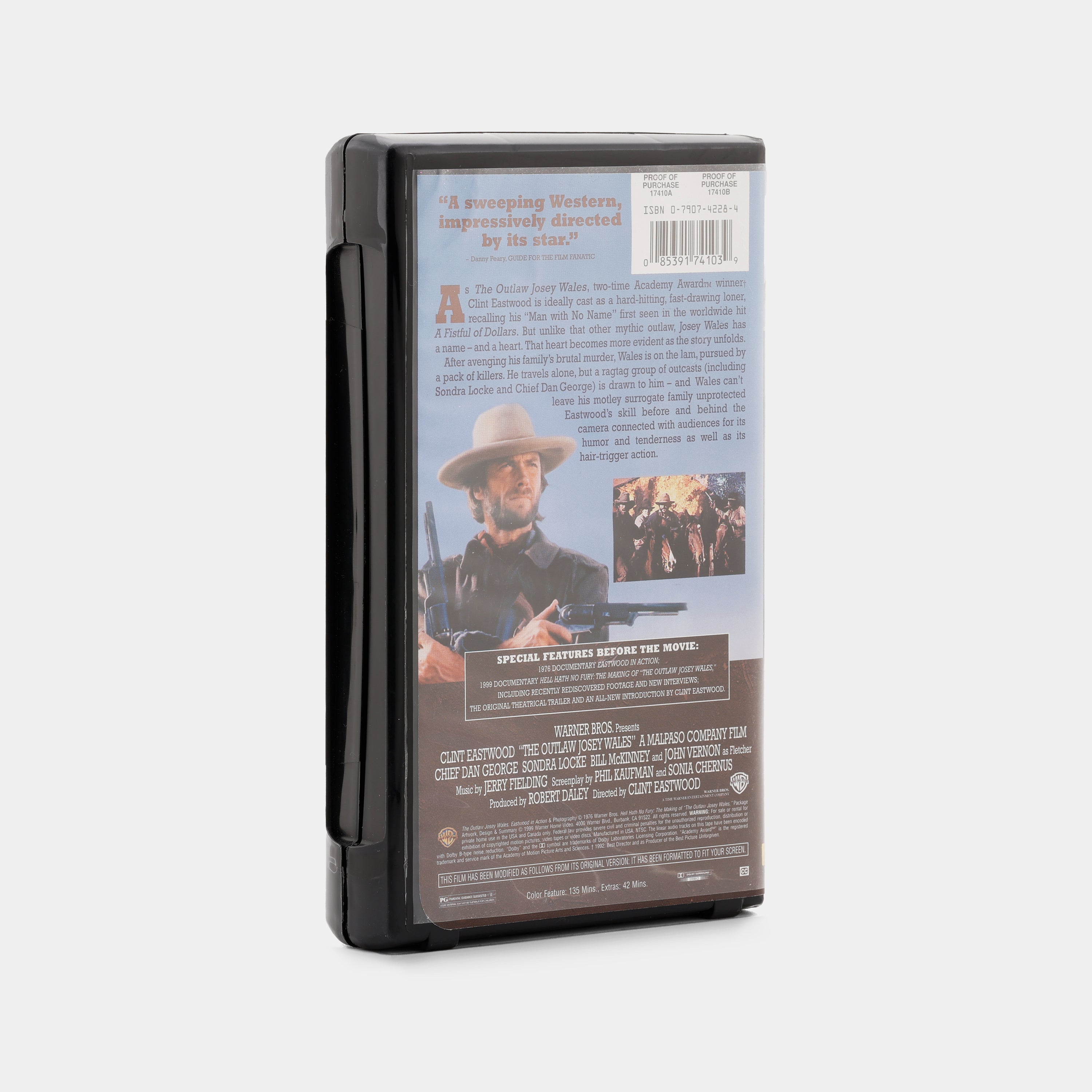 The Outlaw Josey Wales VHS Tape