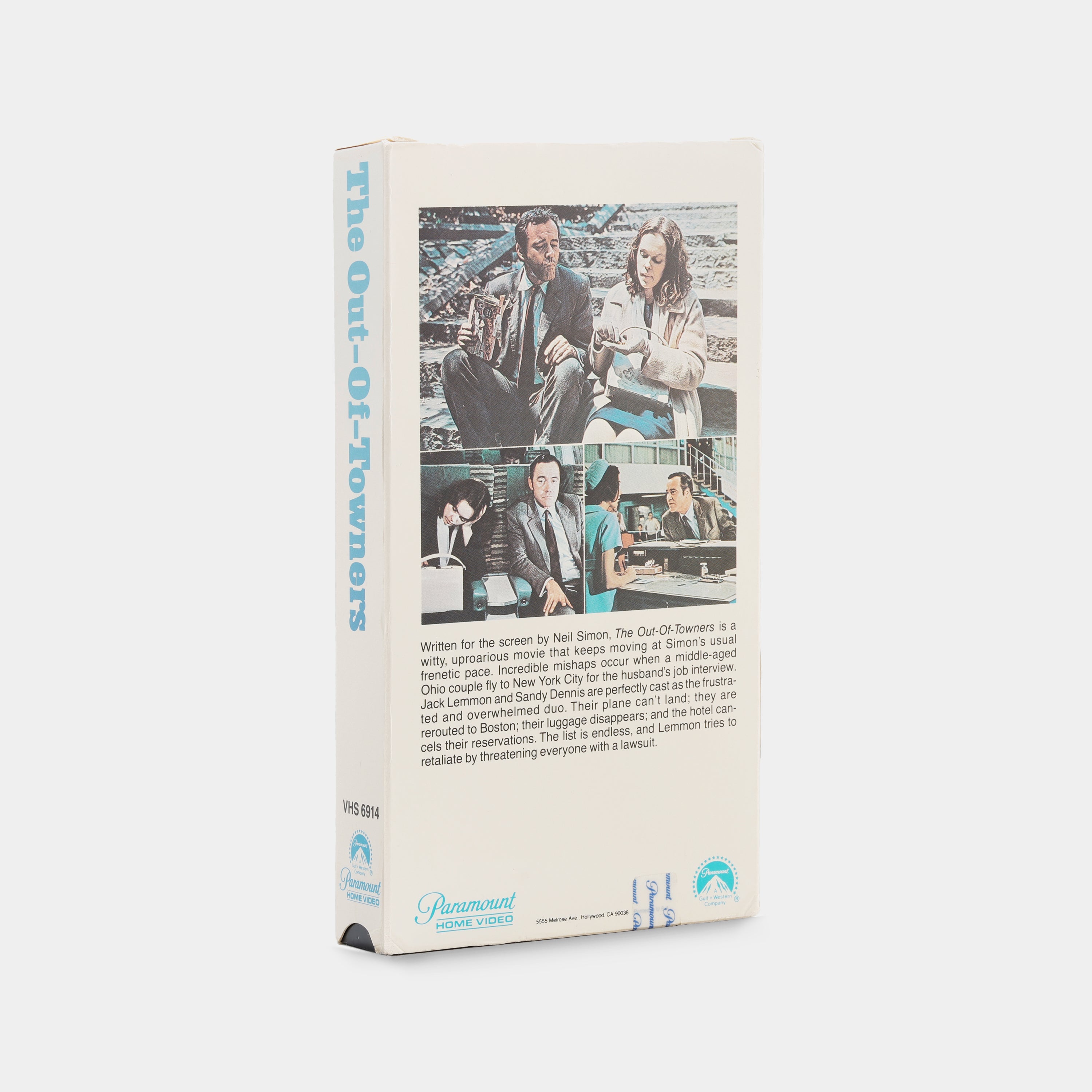 The Out-of-Towners VHS Tape