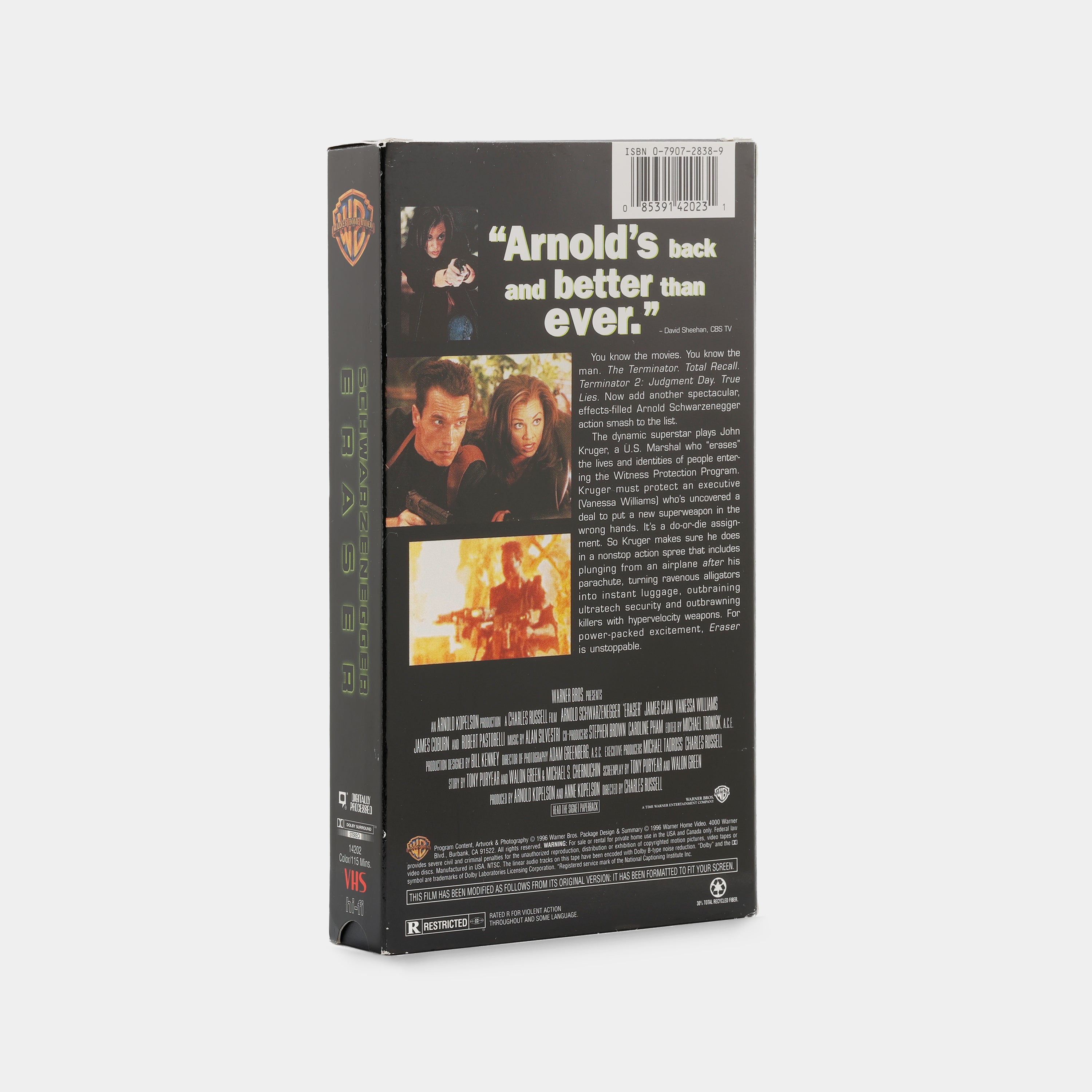 Eraser VHS Tape