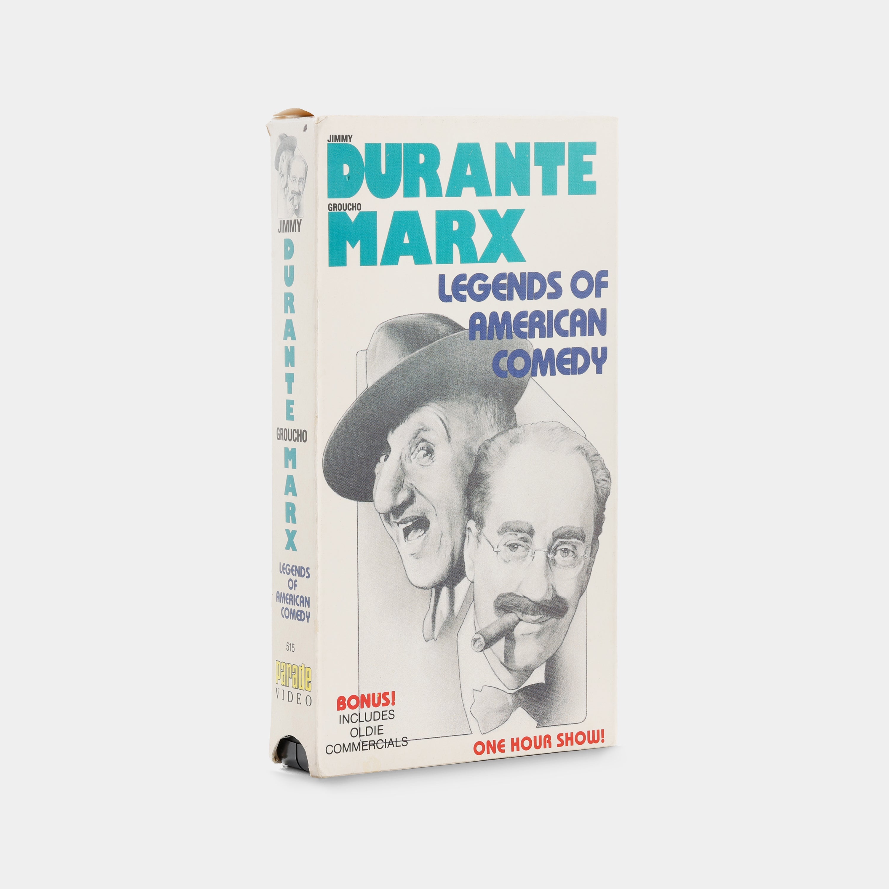 Jimmy Durante and Groucho Marx: Legends of American Comedy VHS Tape