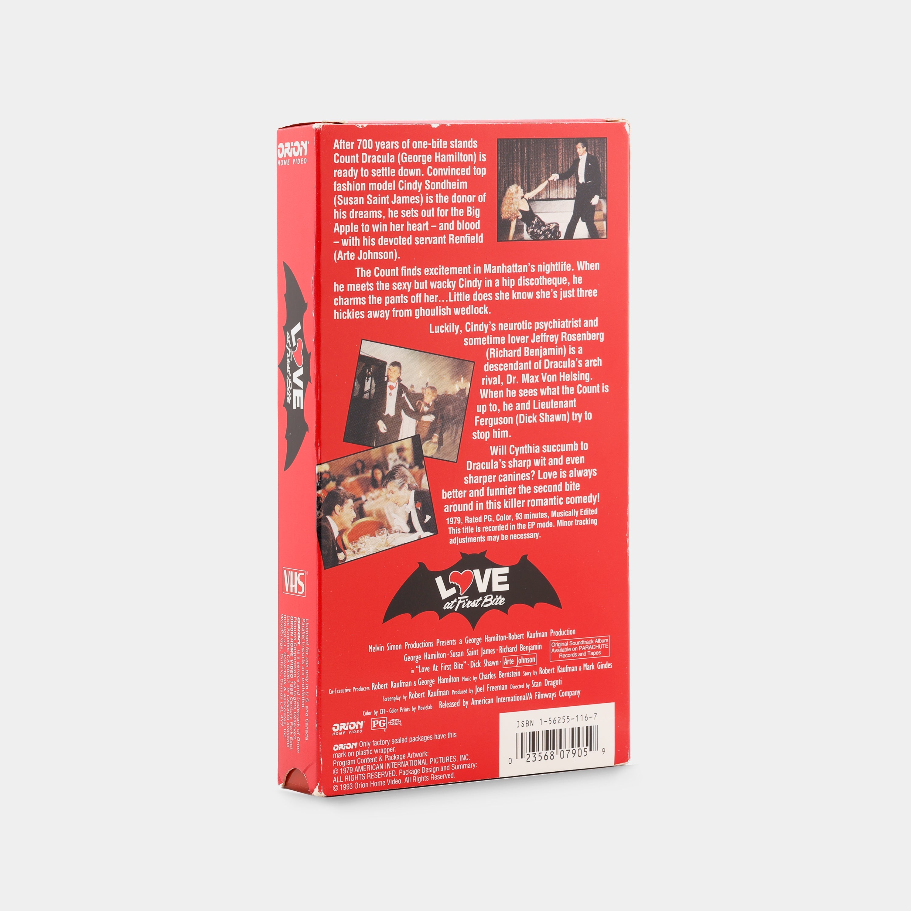 Love at First Bite VHS Tape
