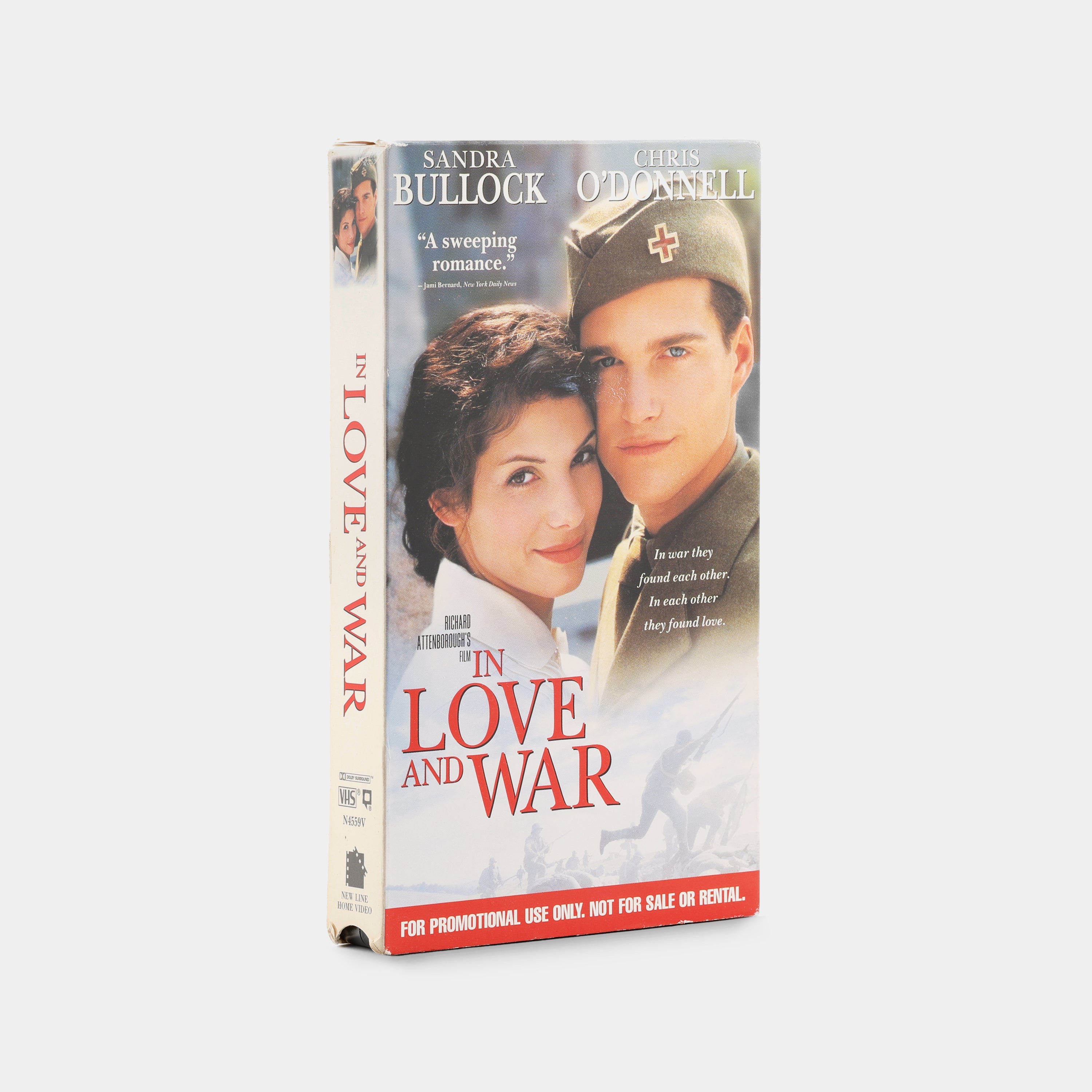 In Love and War VHS Tape
