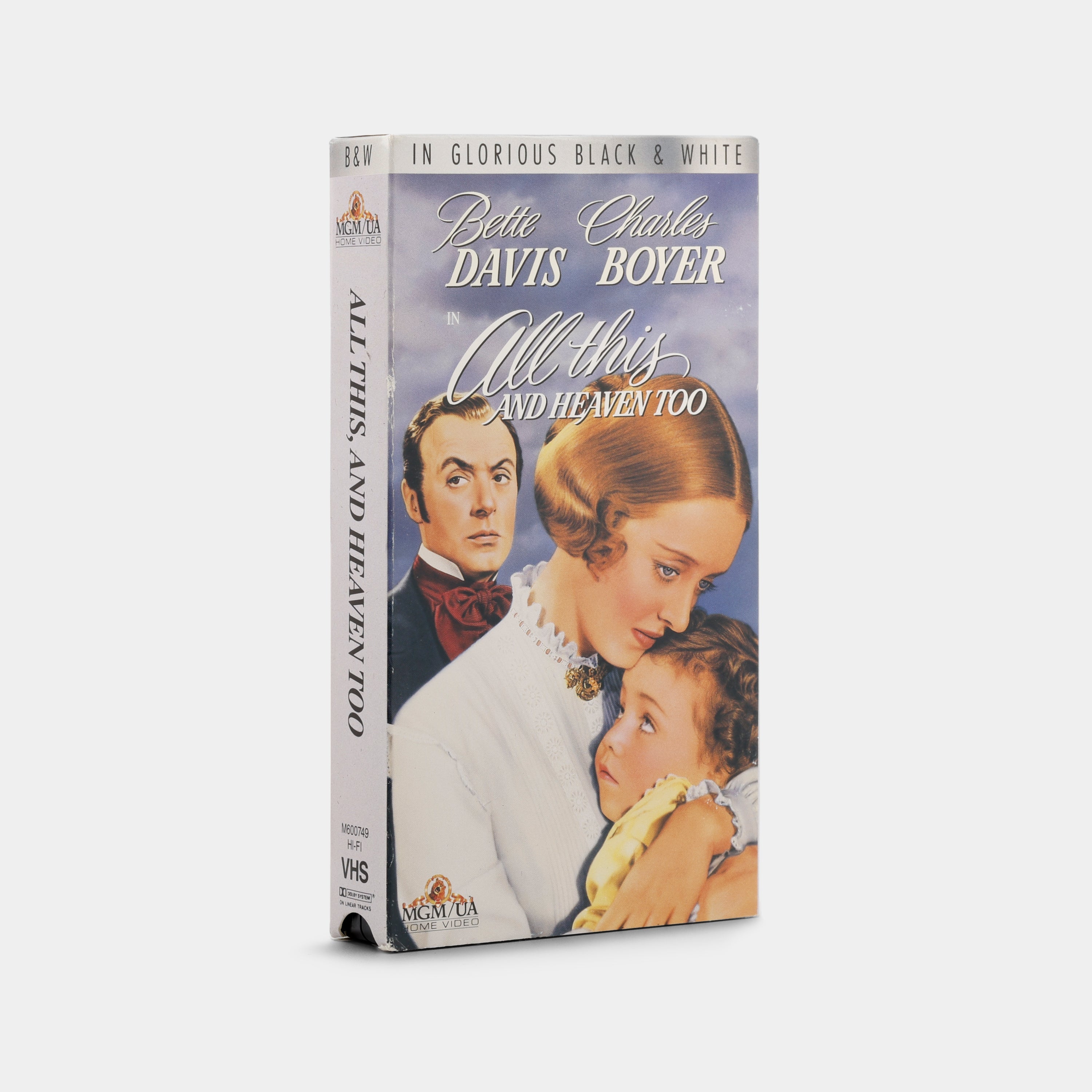 All This, and Heaven Too VHS Tape