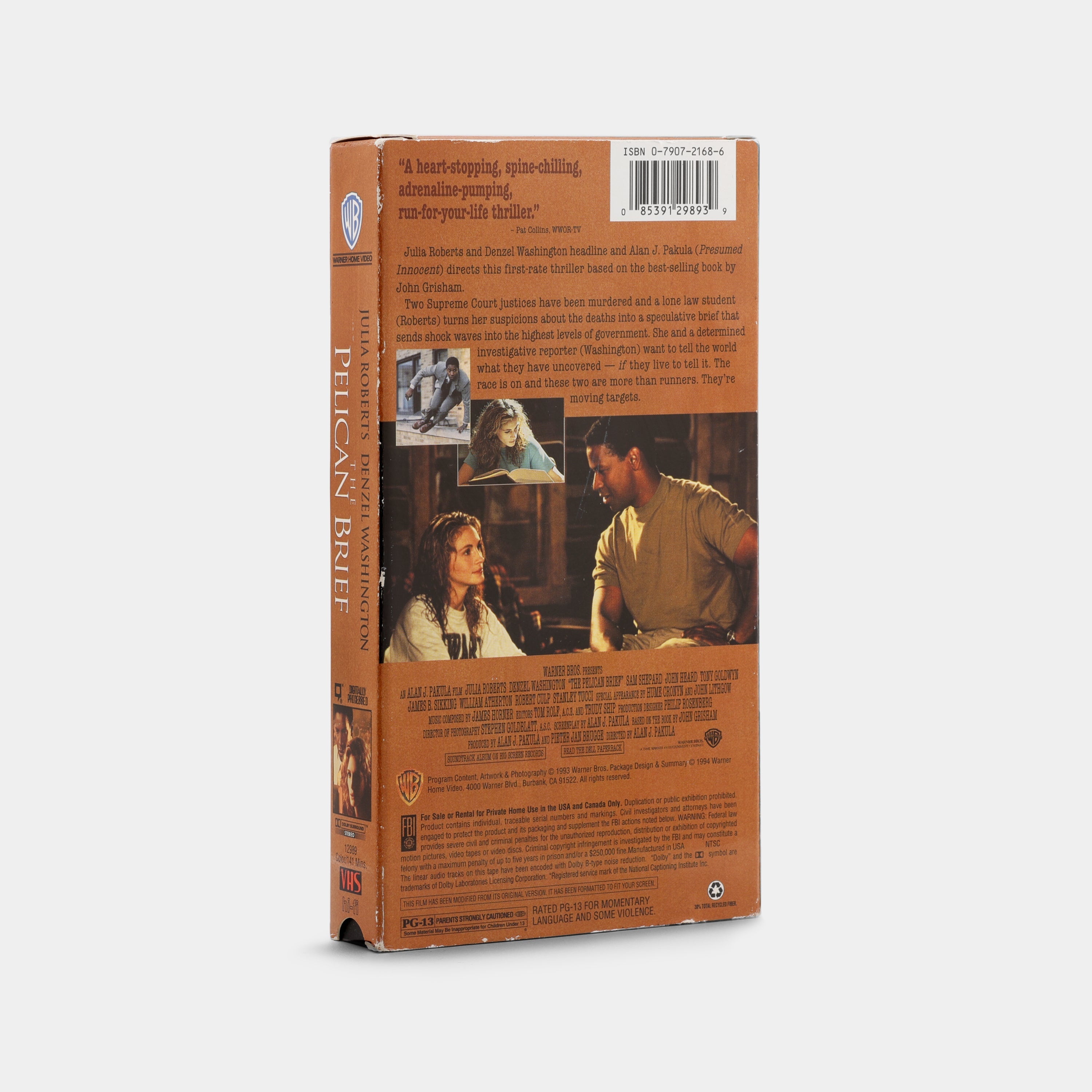 The Pelican Brief VHS Tape