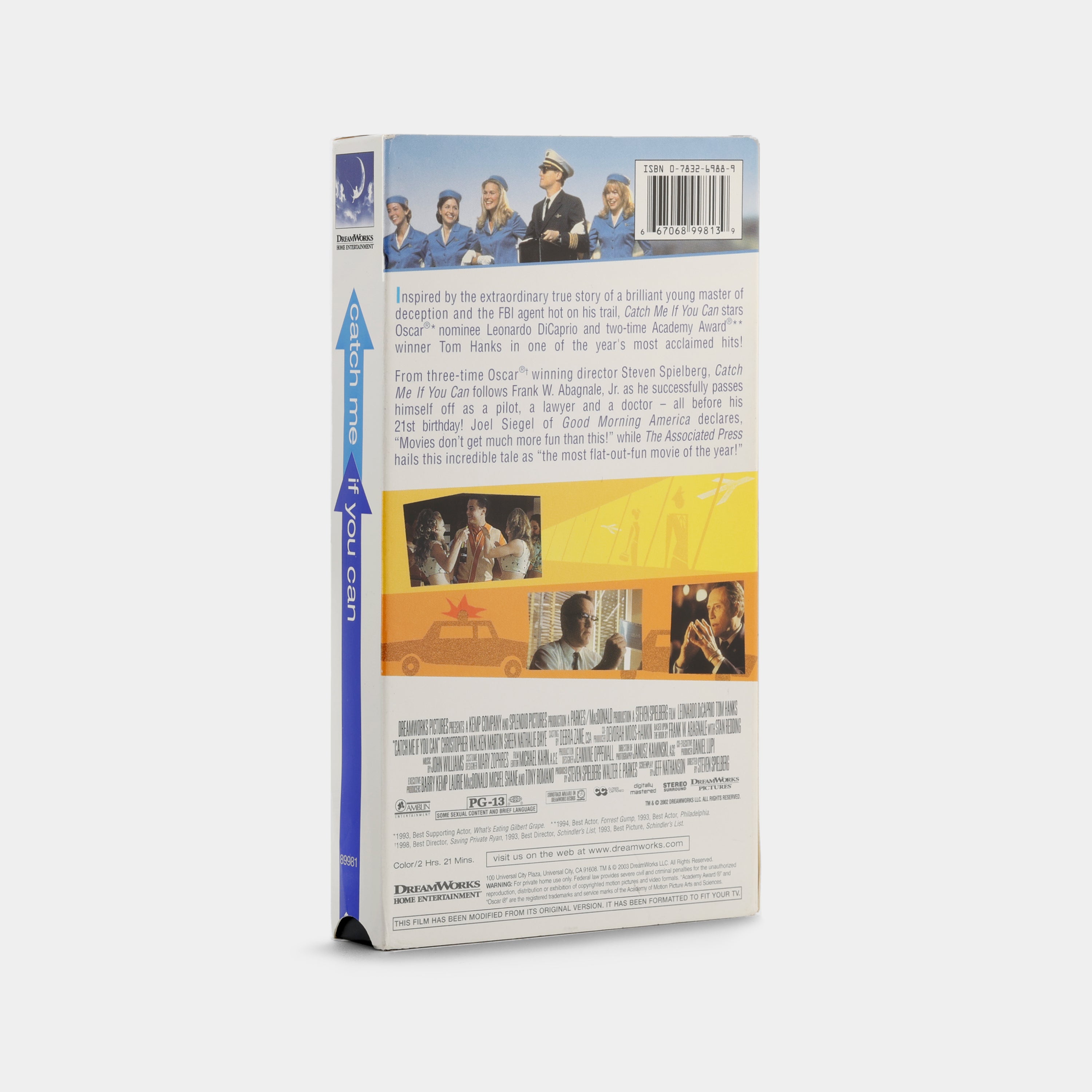 Catch Me If You Can VHS Tape