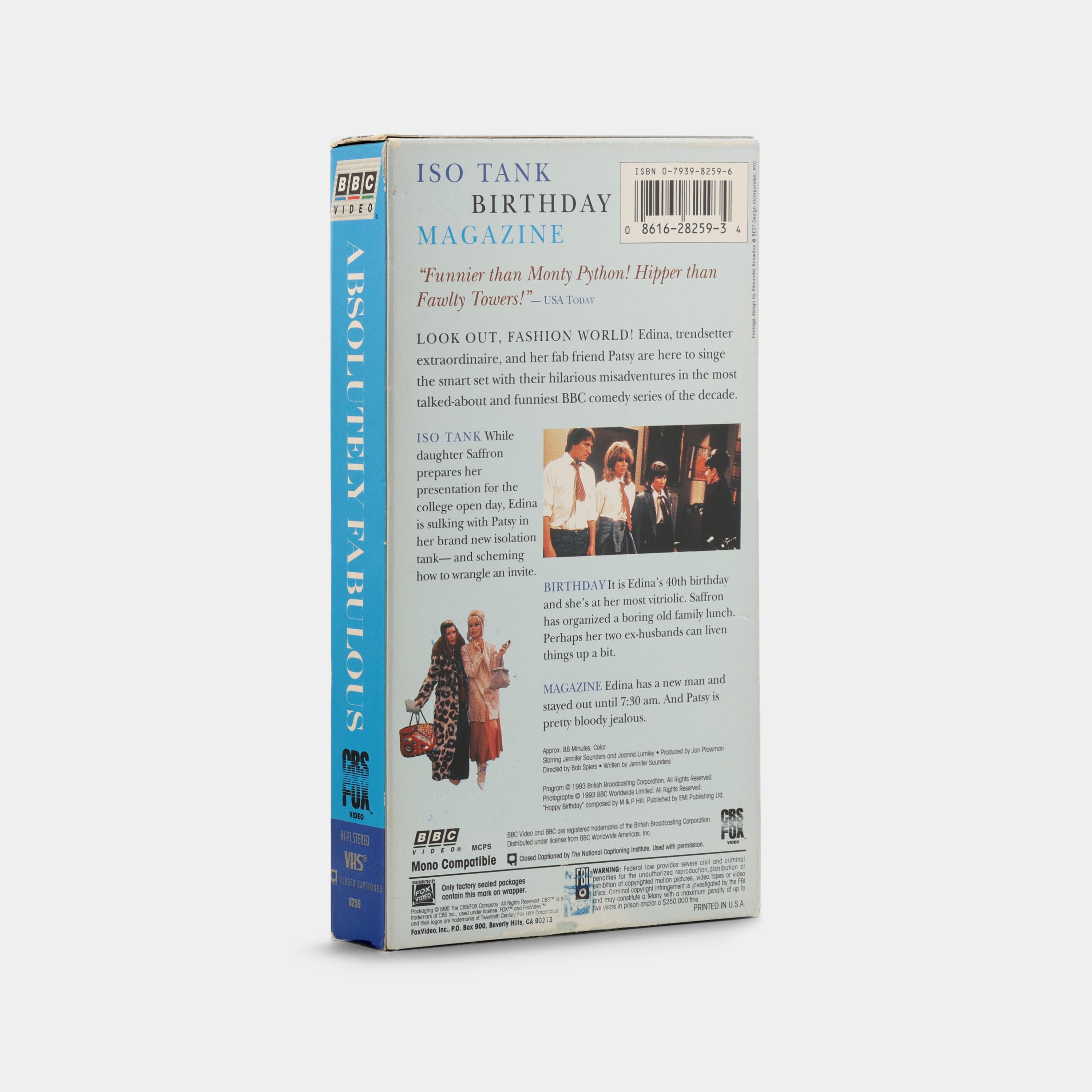 Absolutely Fabulous: Series 1, Part 2 VHS Tape