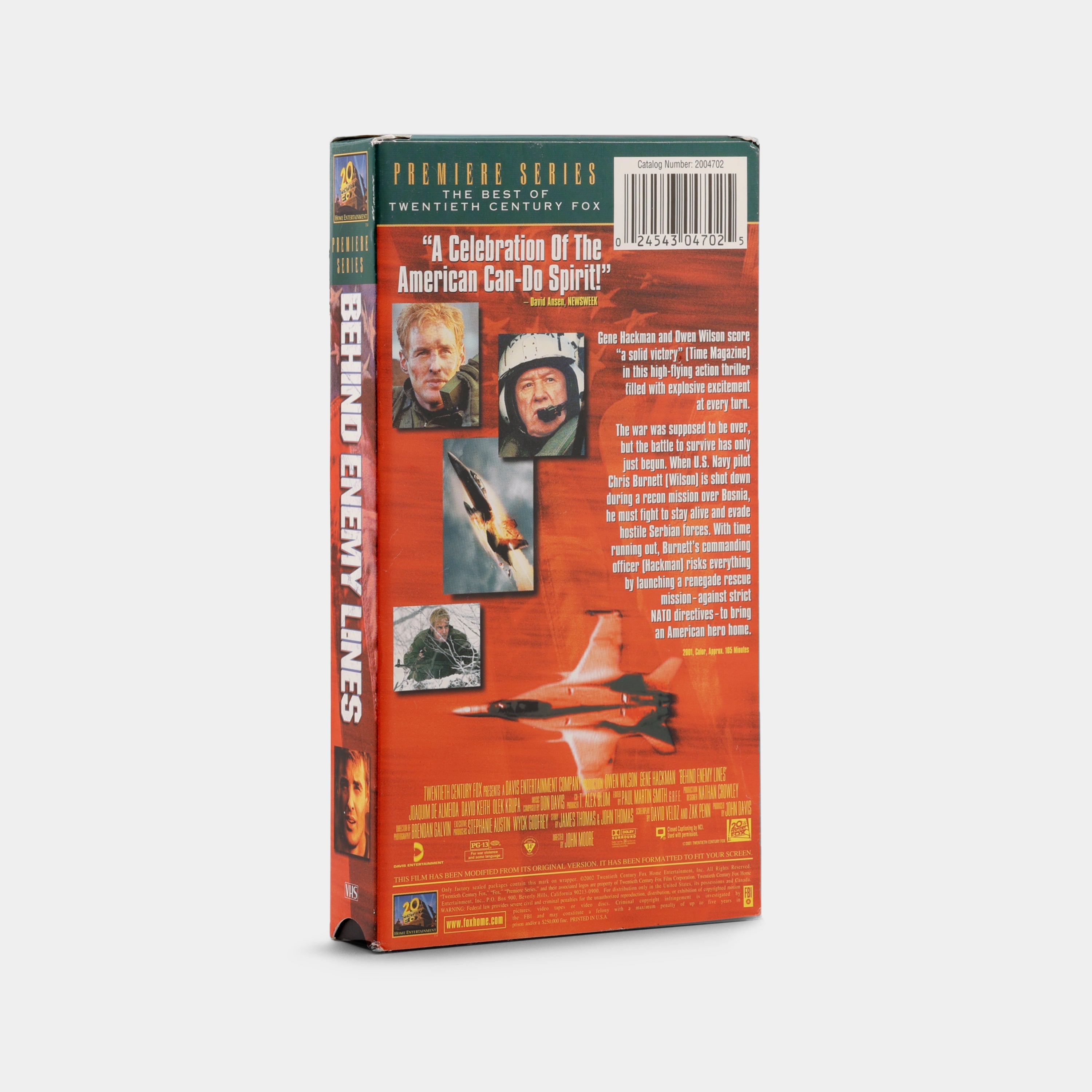 Behind Enemy Lines VHS Tape