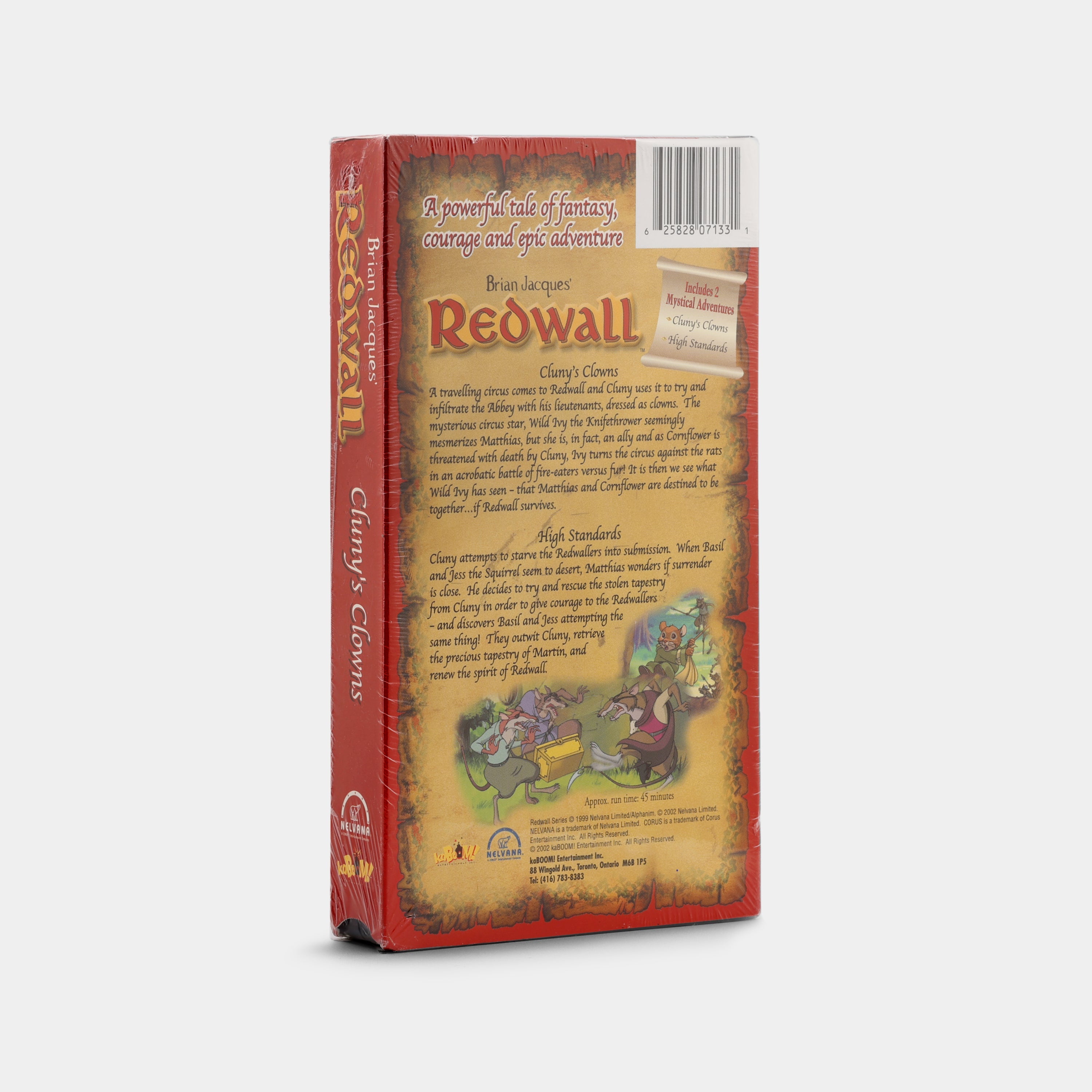 Redwall: Cluny’s Clowns (Sealed) VHS Tape