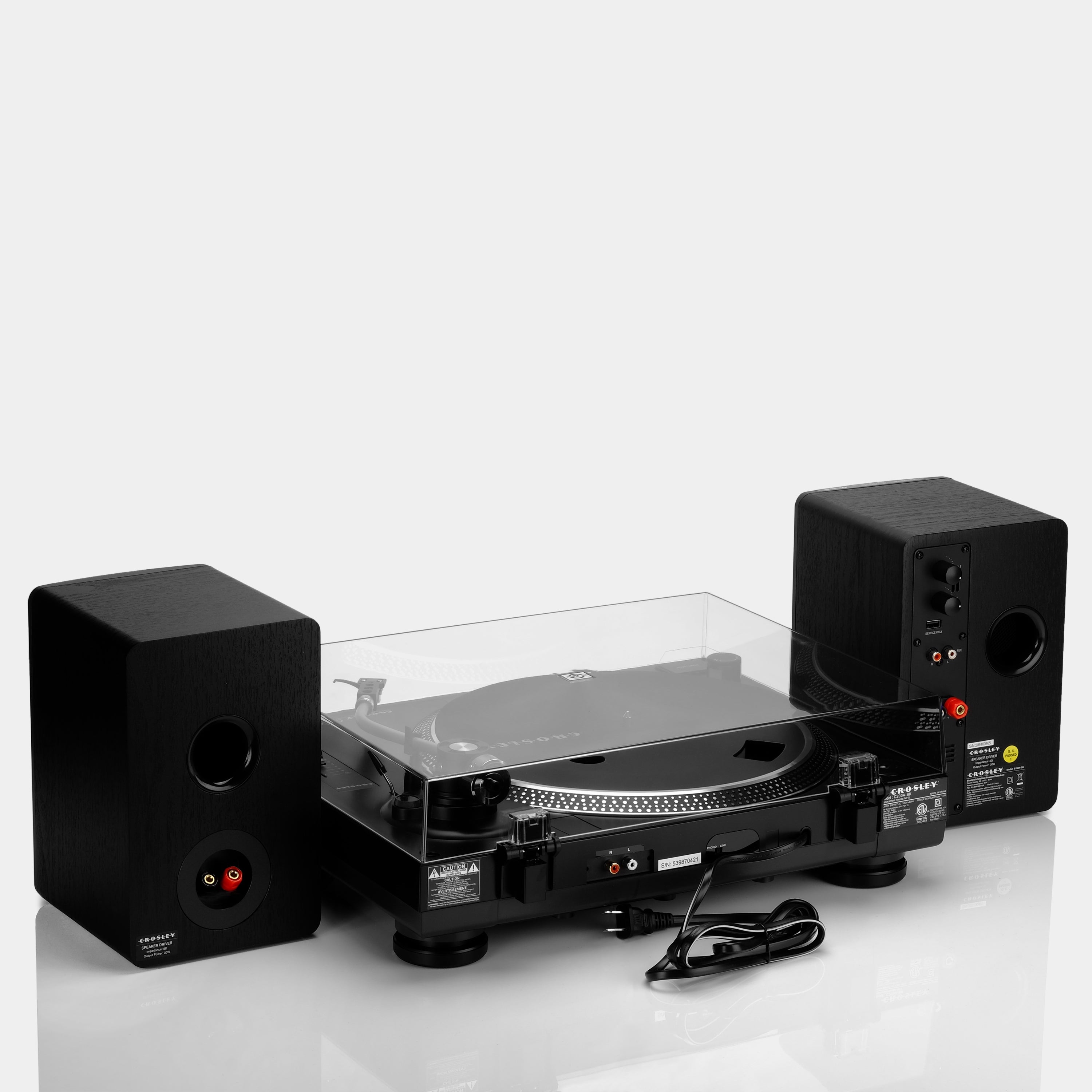 Crosley K200 K-Series Turntable System with Speakers