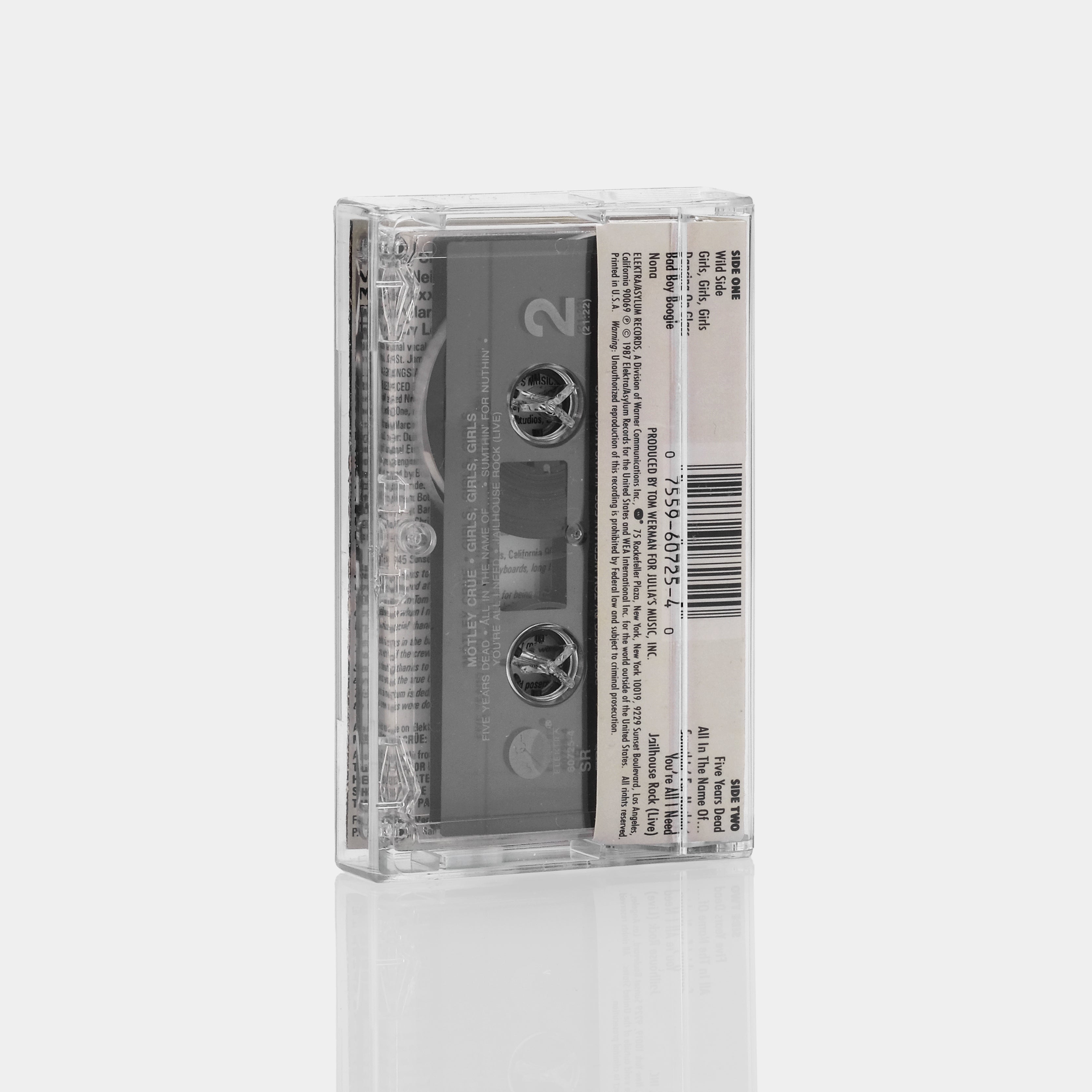 Mötley Crüe - Girls, Girls, Girls Cassette Tape