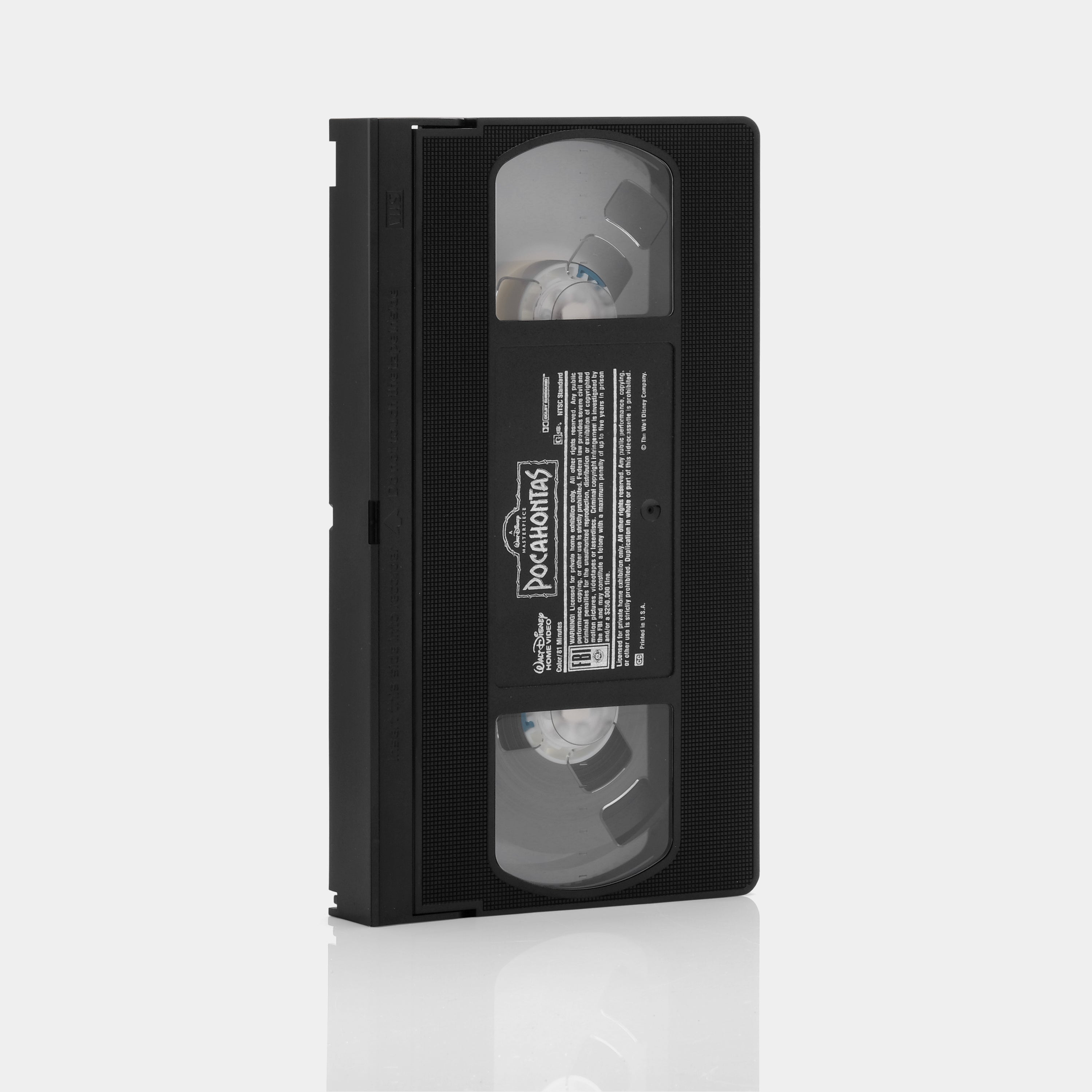 Disney's Pocahontas VHS Tape